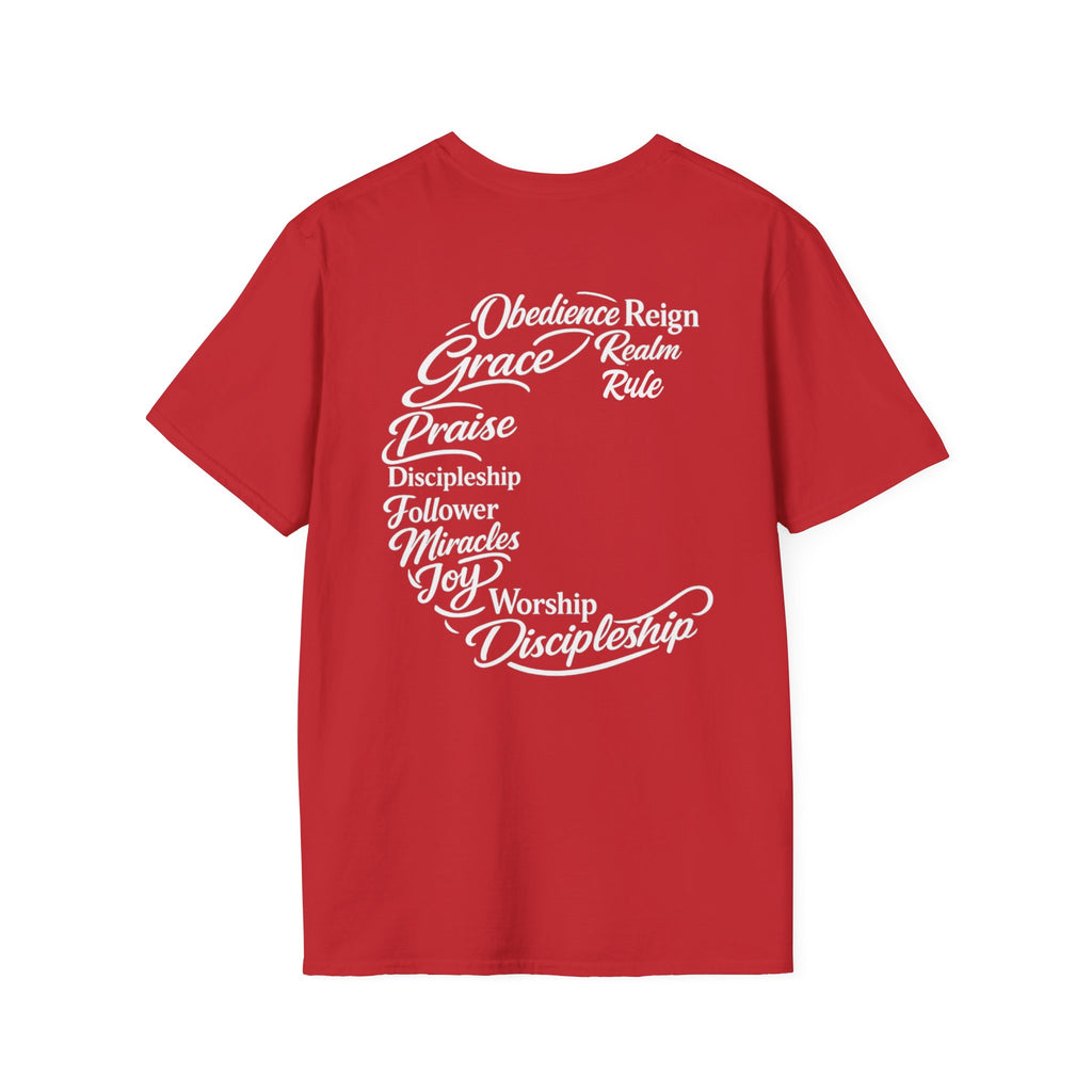 Gospel Typography Tee — Words of Worship