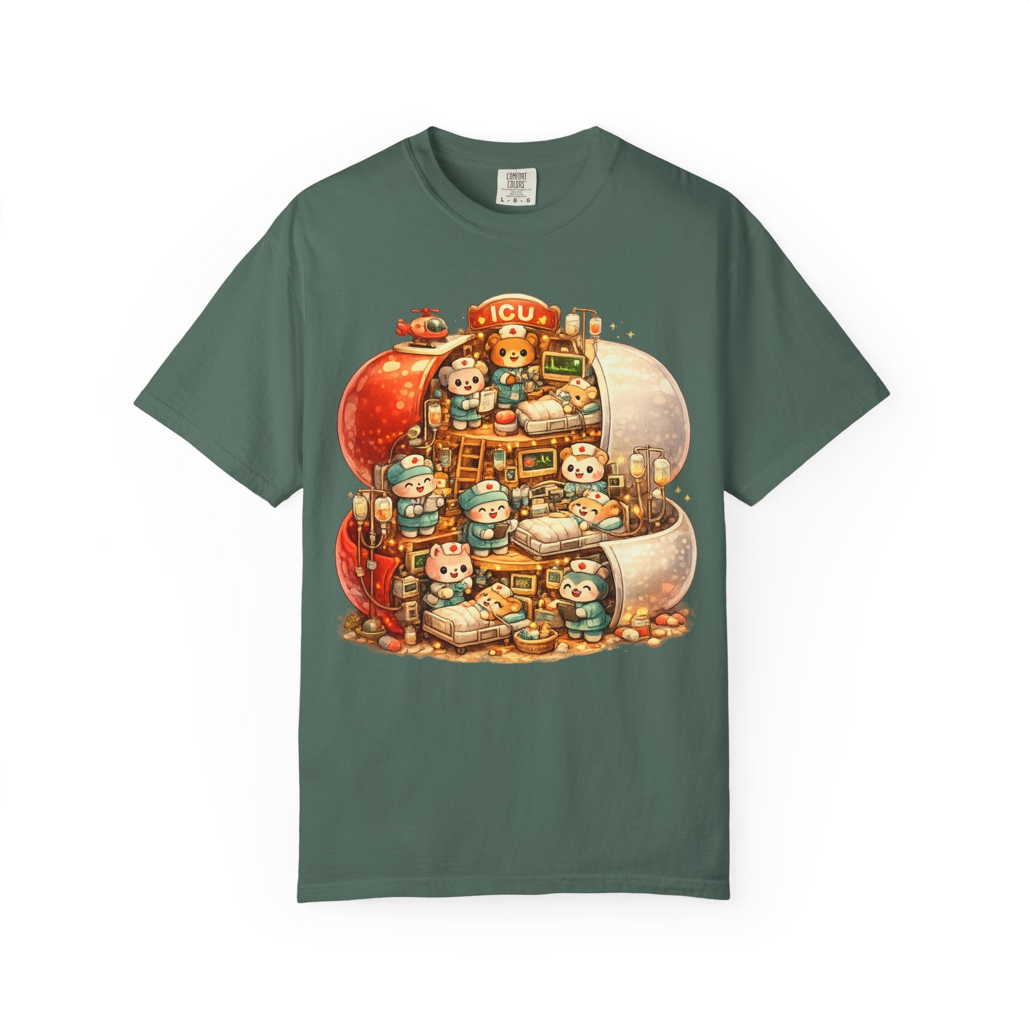 T-Shirt — Kawaii Capsule Hospital Illustration (ICU)