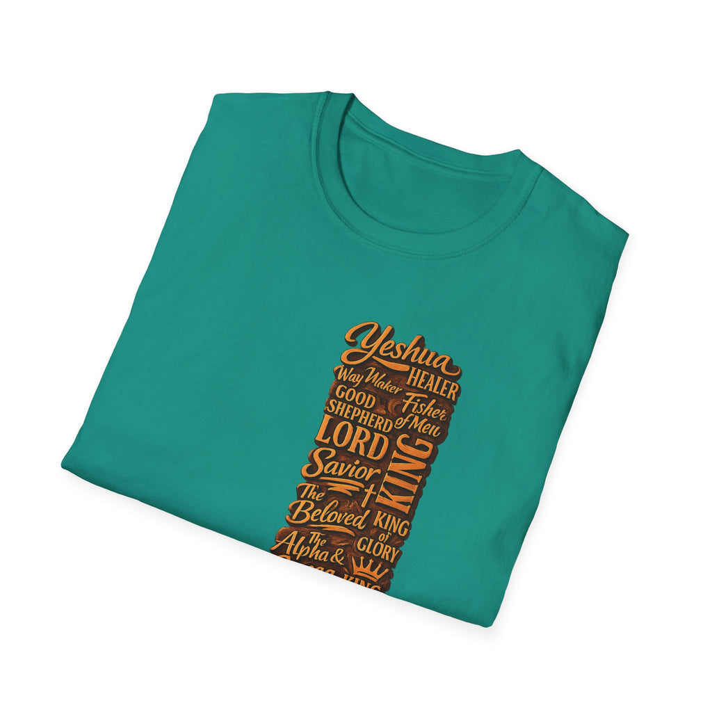 Christian Faith T-Shirt — 'Lord Savior King' Typography Design