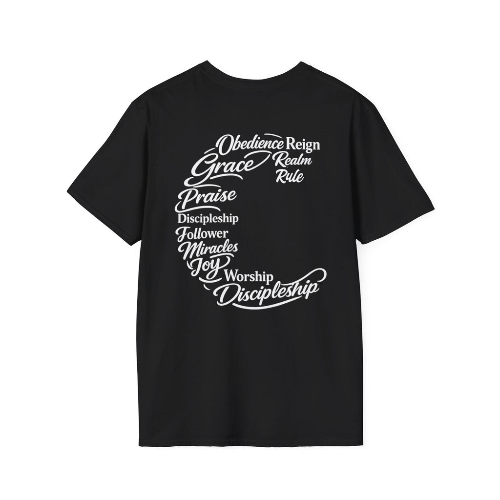 Gospel Typography Tee — Words of Worship