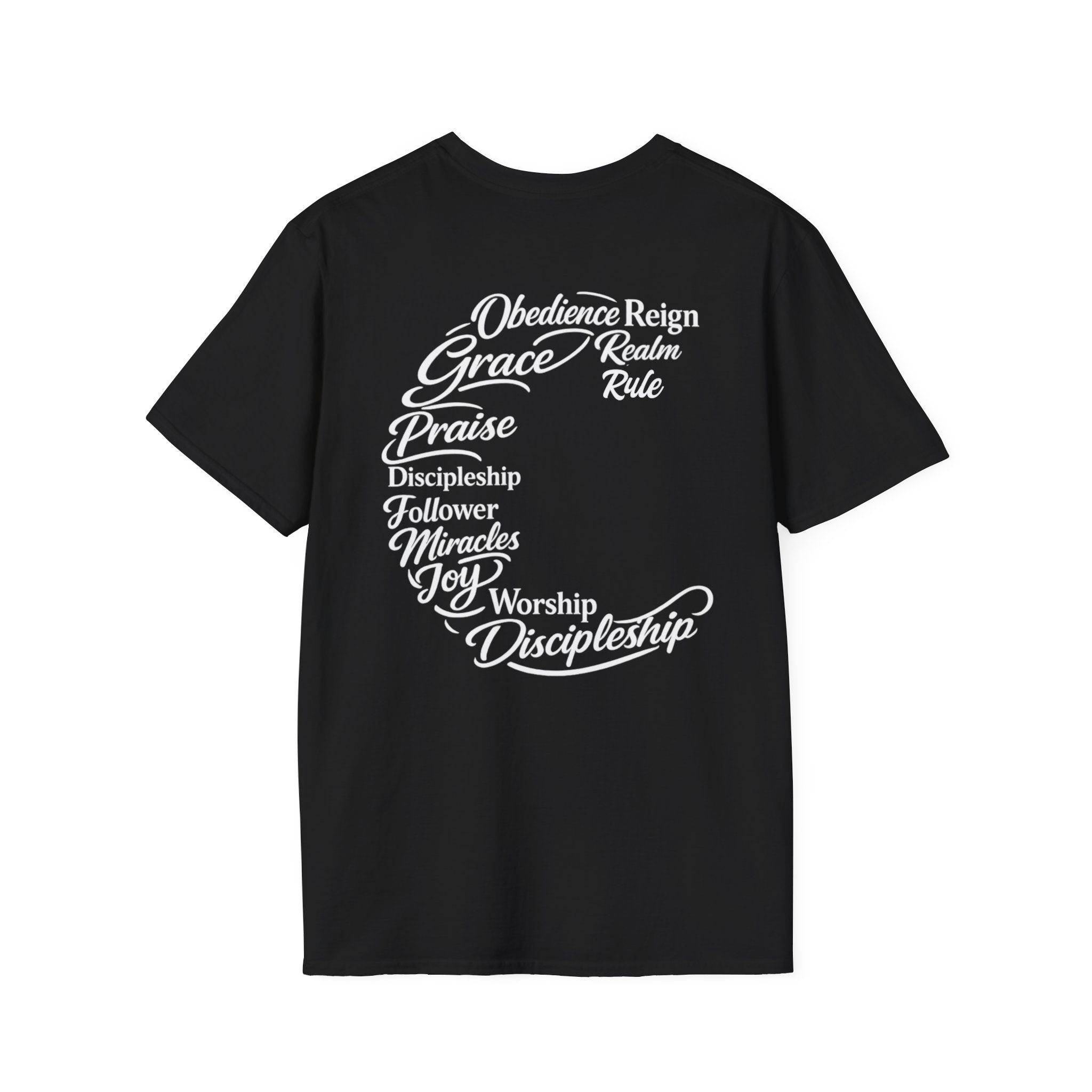 Gospel Typography Tee — Words of Worship