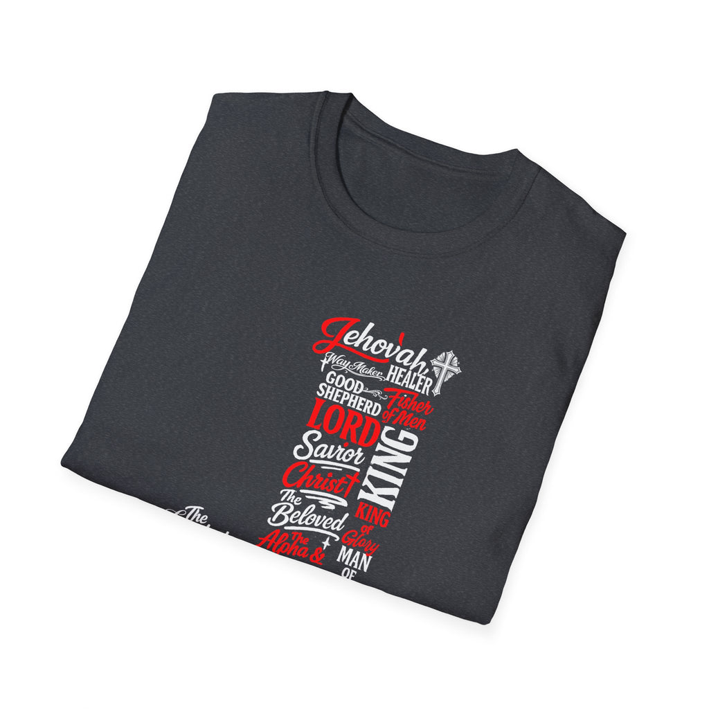 Faith Typography T-Shirt — Christian Inspirational Word Art Tee