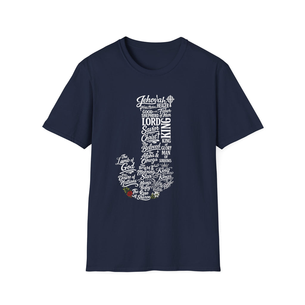 Faith Typography religious descriptive tee, Faith based