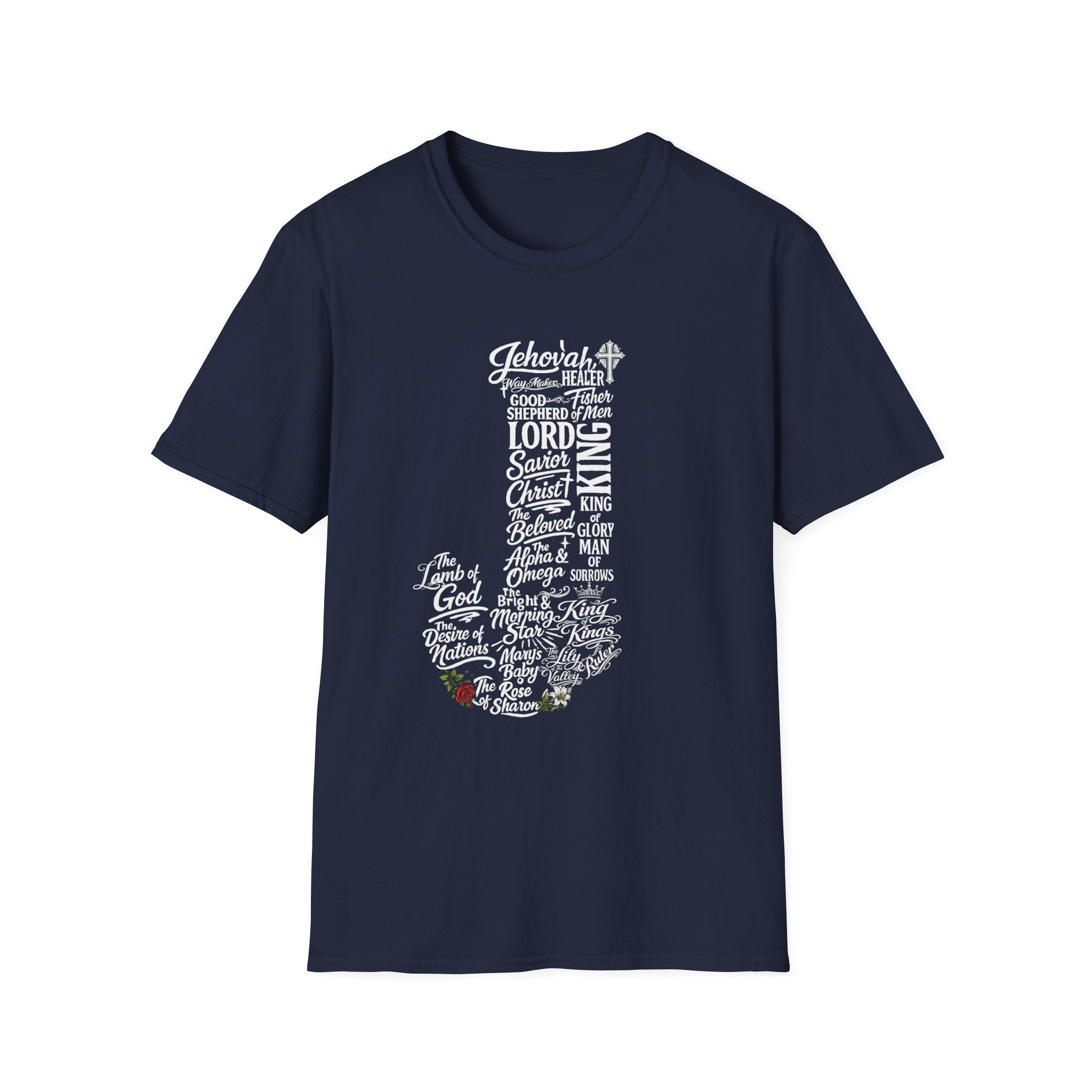Faith Typography religious descriptive tee, Faith based