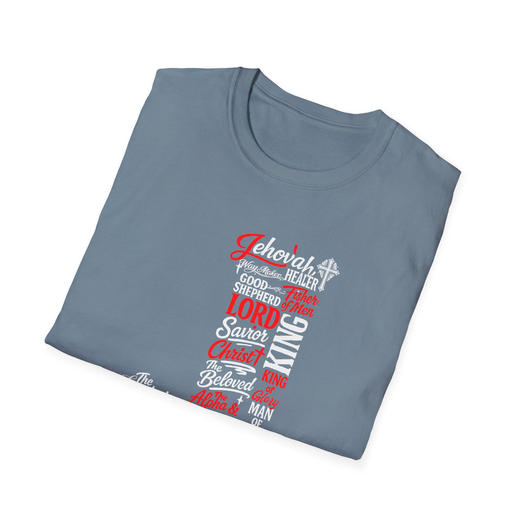Faith Typography T-Shirt — Christian Inspirational Word Art Tee