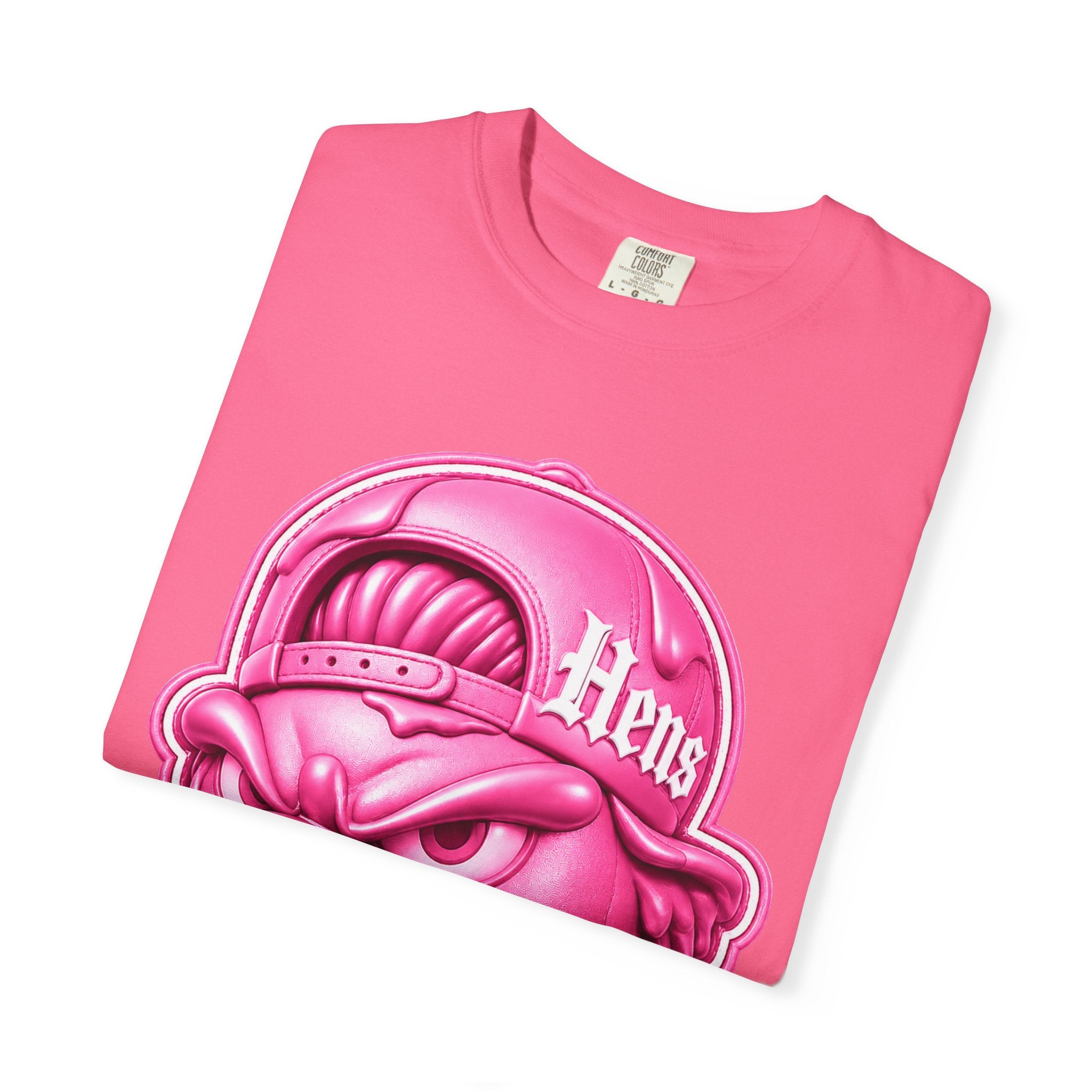 Pink Out Hen Graphic T-Shirt — 'Hens' Urban Mascot Tee
