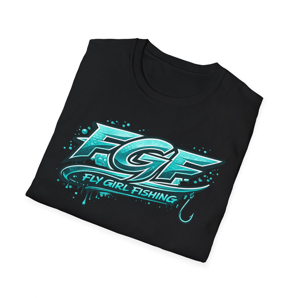 Fly Girl Fishing Graphic T‑Shirt — FGF Logo Tee for Women & Anglers