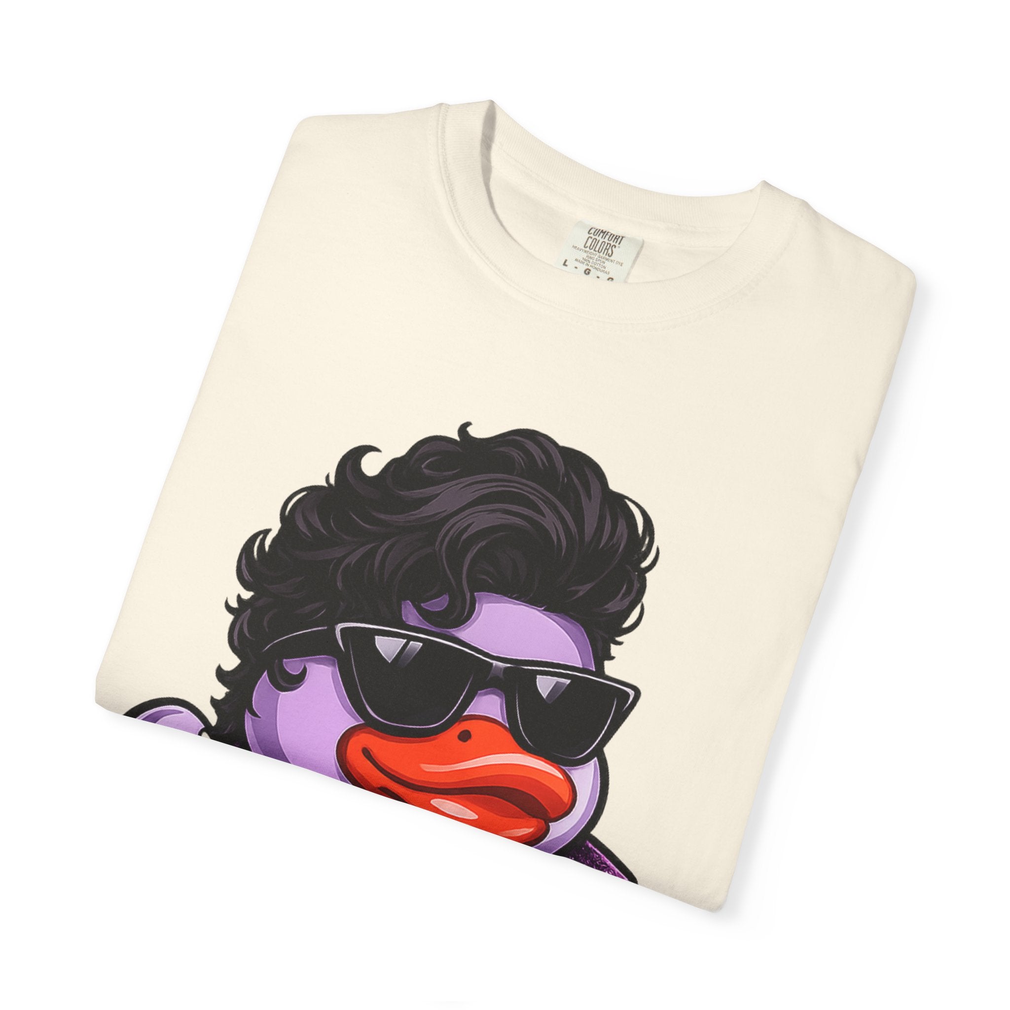 Purple Rock and Soul Rubber Duck graphic T-Shirt