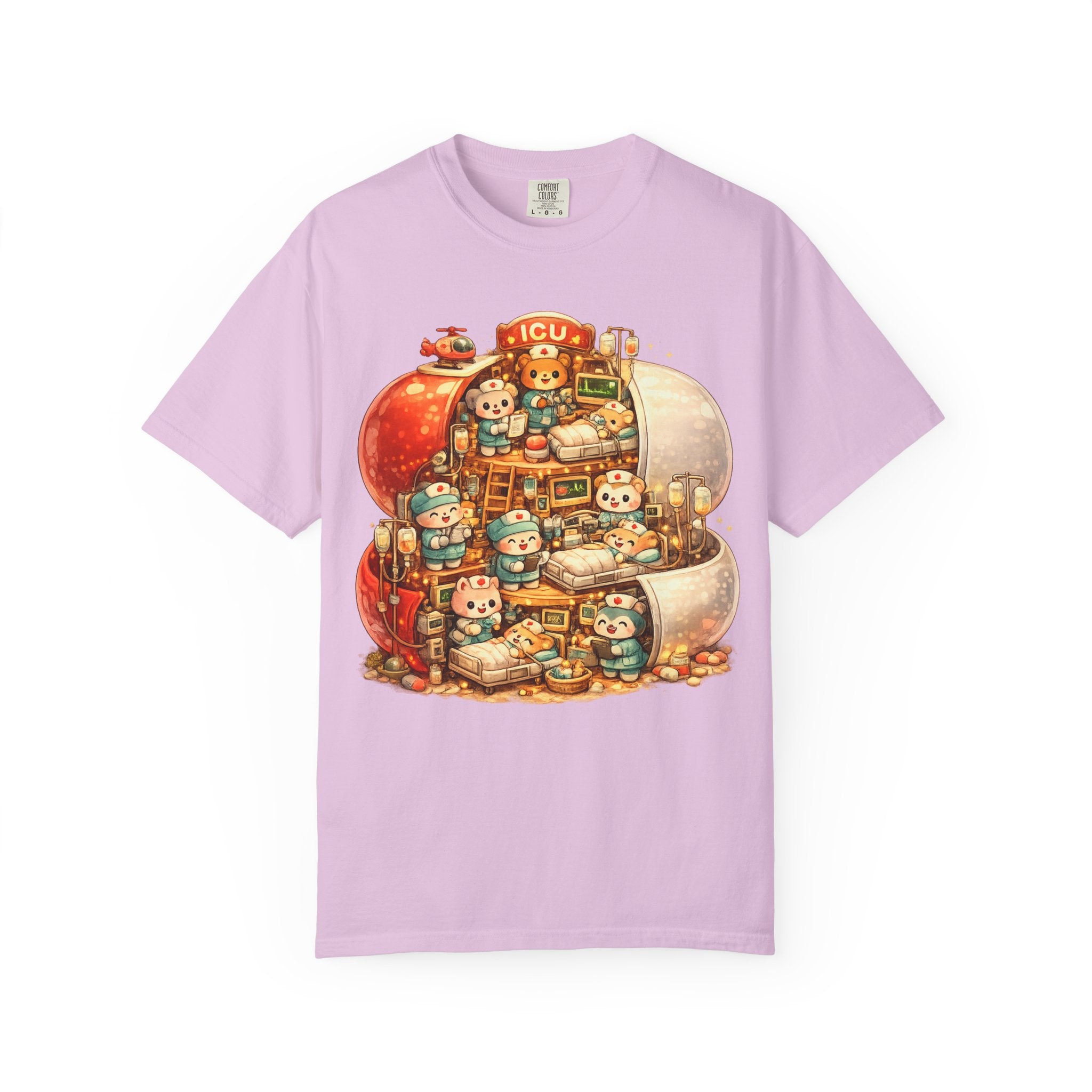 T-Shirt — Kawaii Capsule Hospital Illustration (ICU)