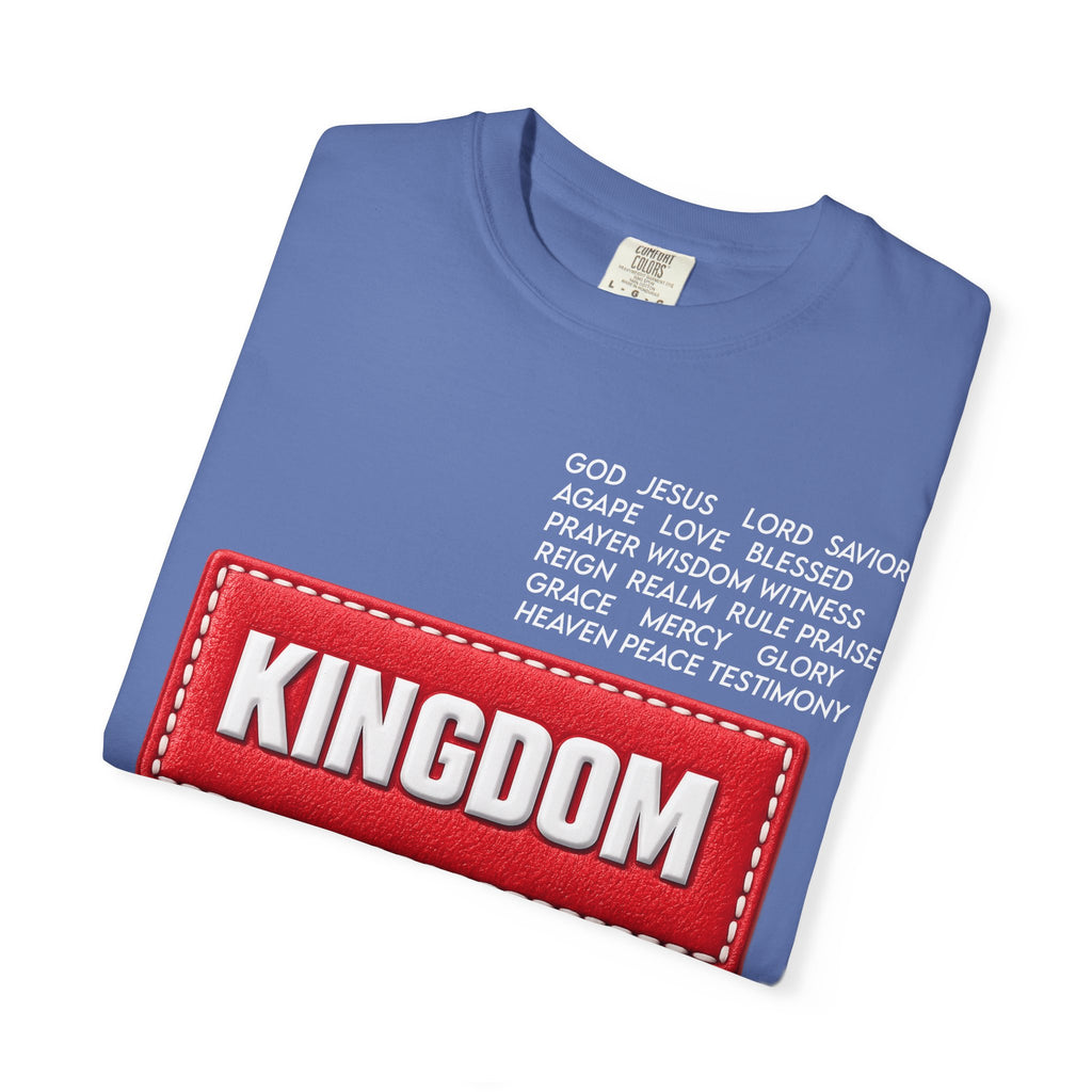 Kingdom Faith T-Shirt — Christian Inspirational Tee with 'KINGDOM' Text