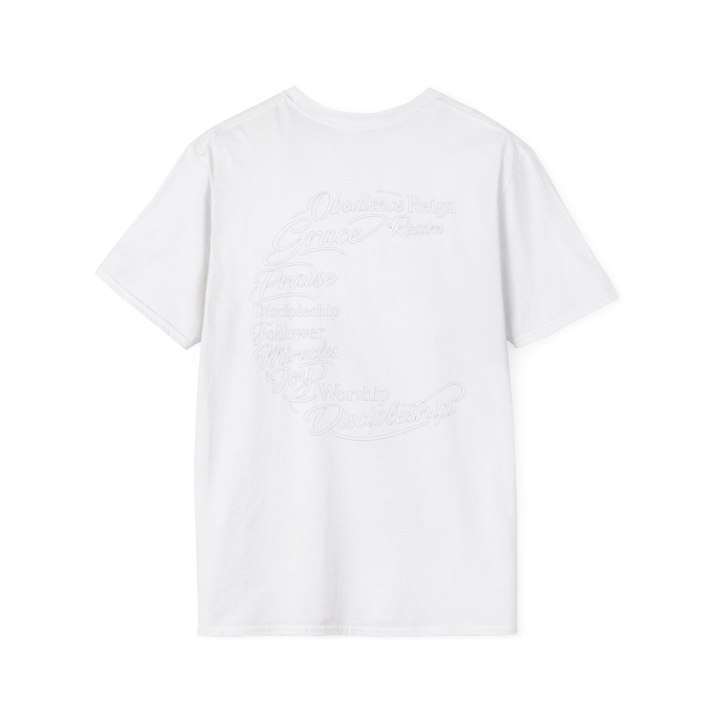 Gospel Typography Tee — Words of Worship