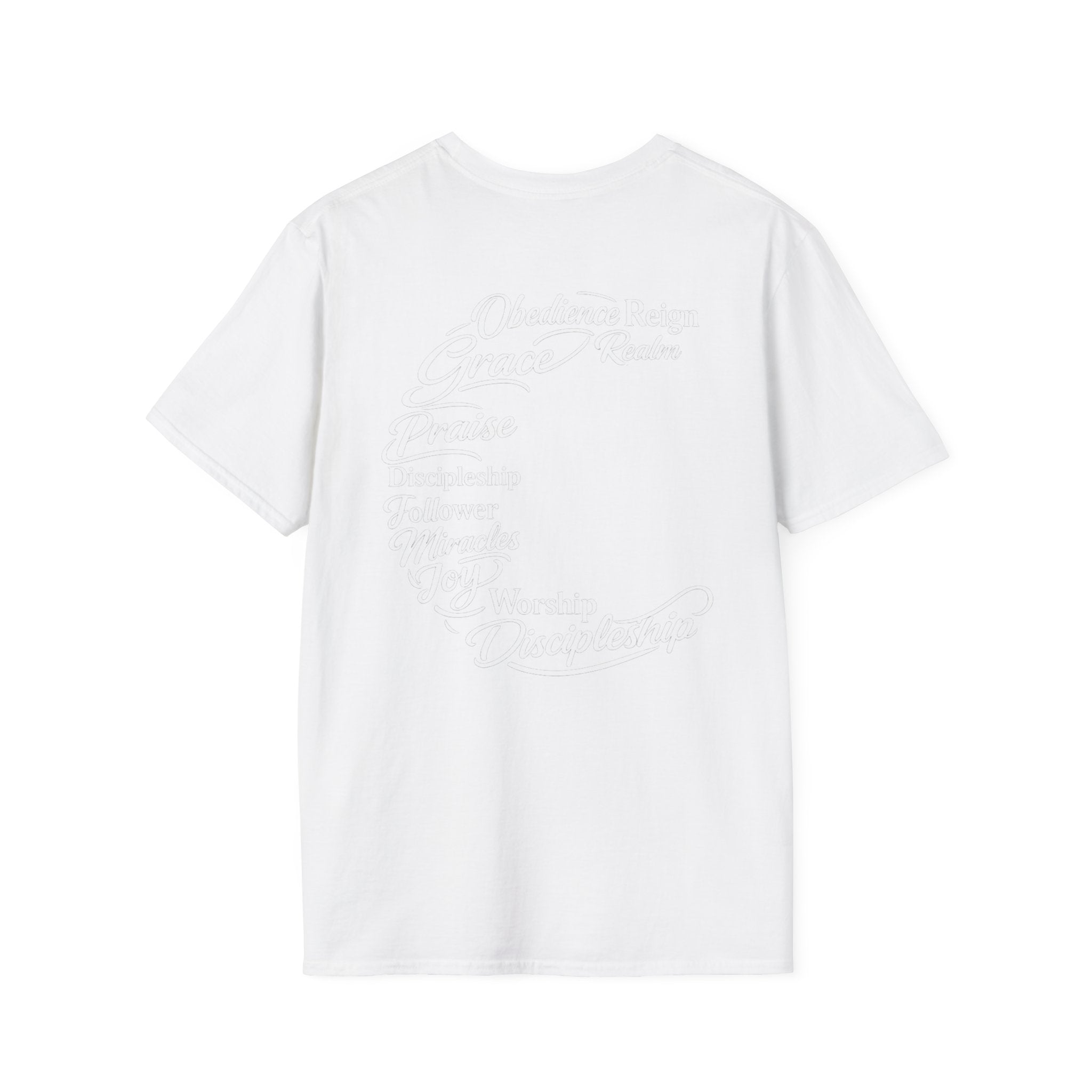 Gospel Typography Tee — Words of Worship