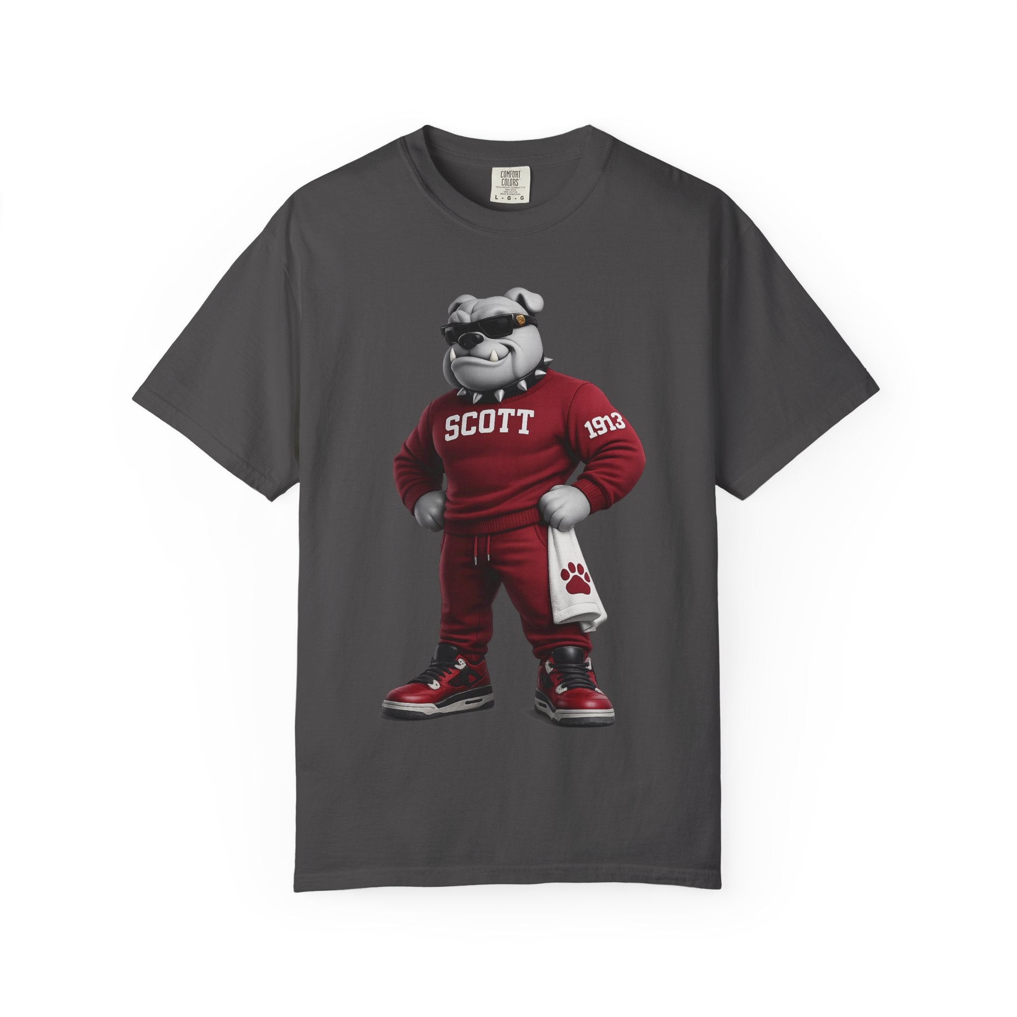 Bulldogs Mascot T-Shirt — 'Scott' Vintage Team Tee