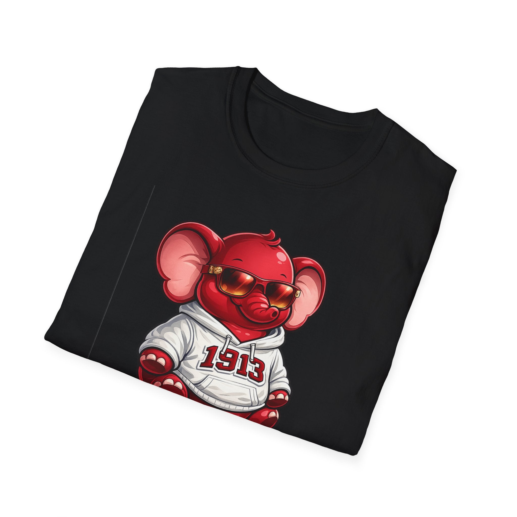 Elephant Mascot Tee — 1913 Red Elephant Graphic T-Shirt
