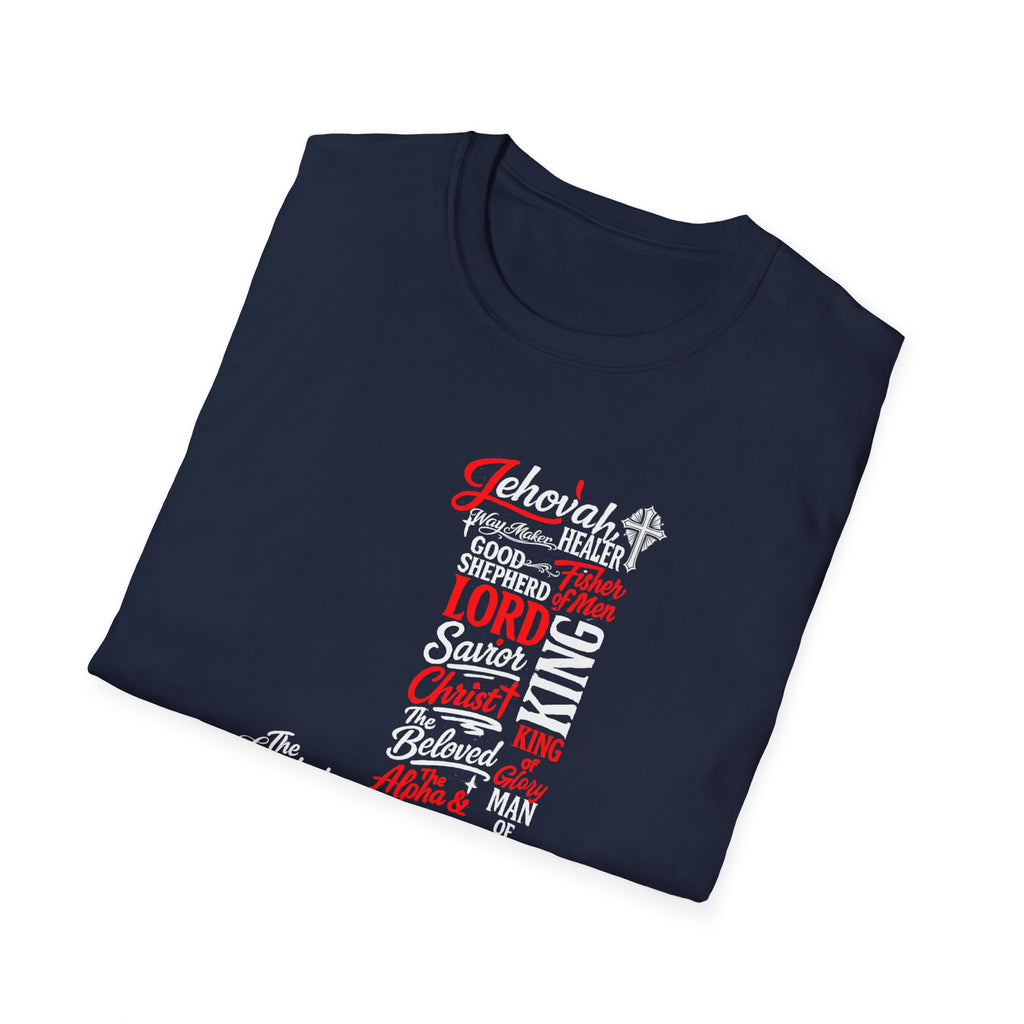 Faith Typography T-Shirt — Christian Inspirational Word Art Tee
