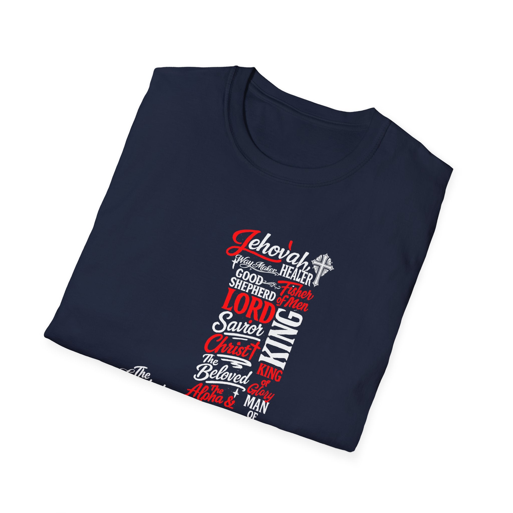Faith Typography T-Shirt — Christian Inspirational Word Art Tee