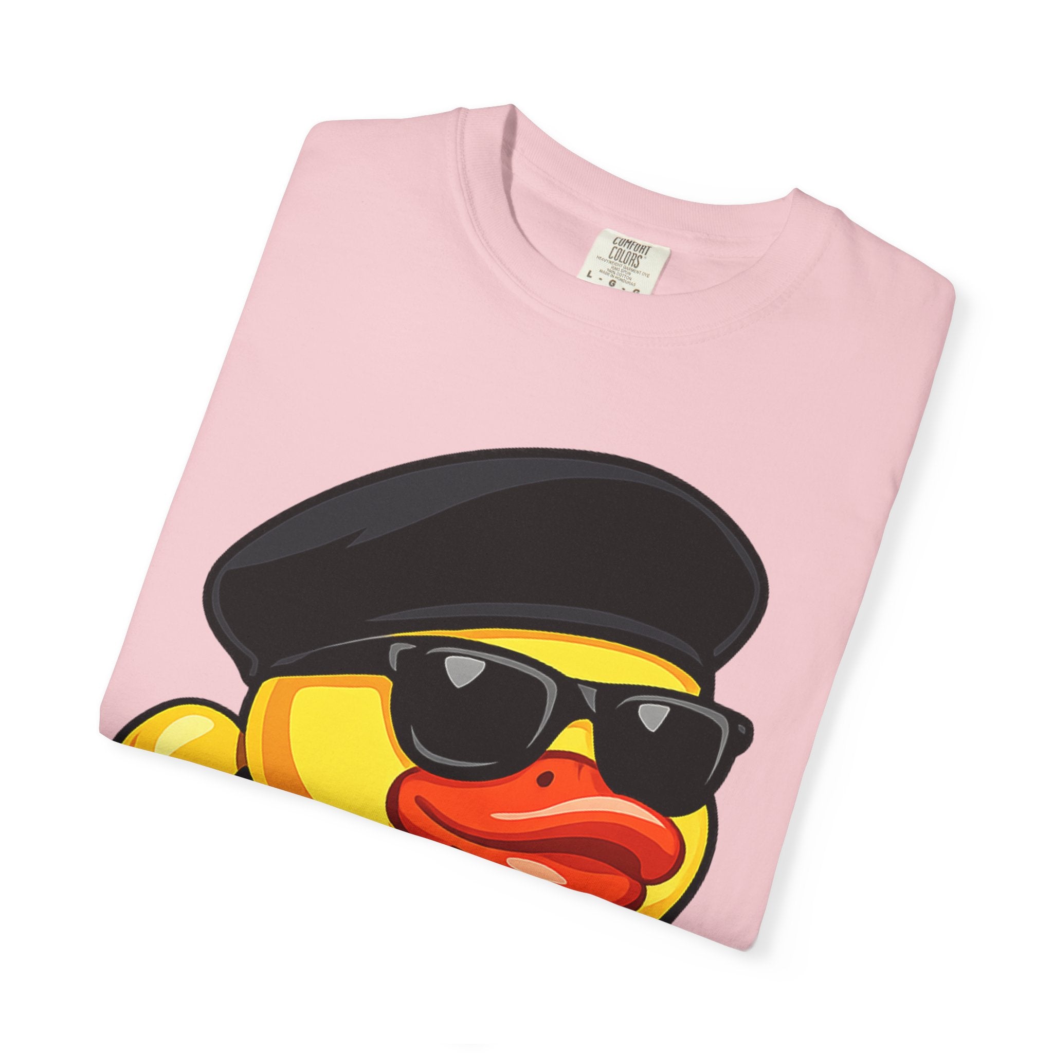 Cool Rubber Duck T-Shirt — Retro New Jack Ducky with Sunglasses & Chain
