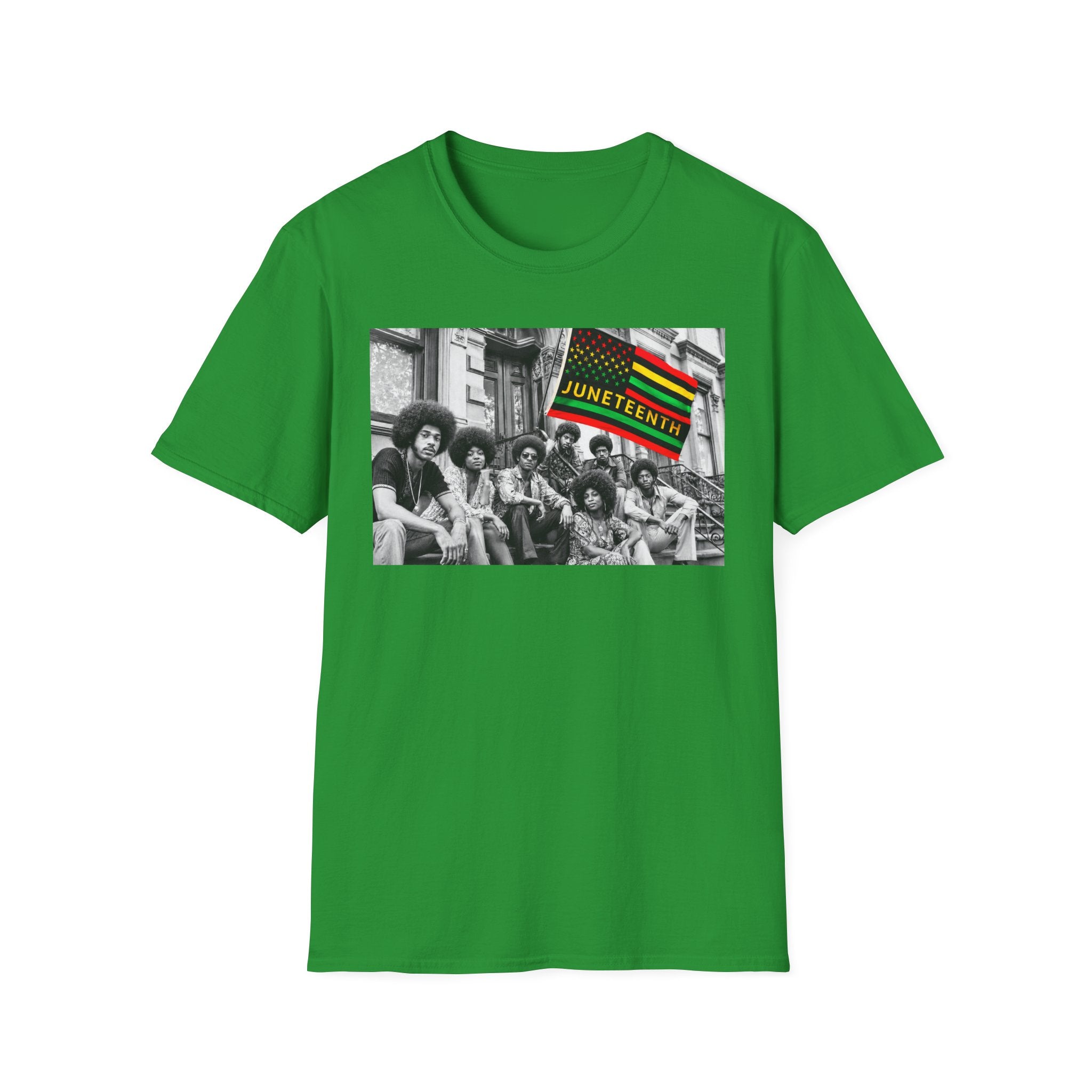 Juneteenth Celebration T-Shirt — Vintage Black History Flag Design