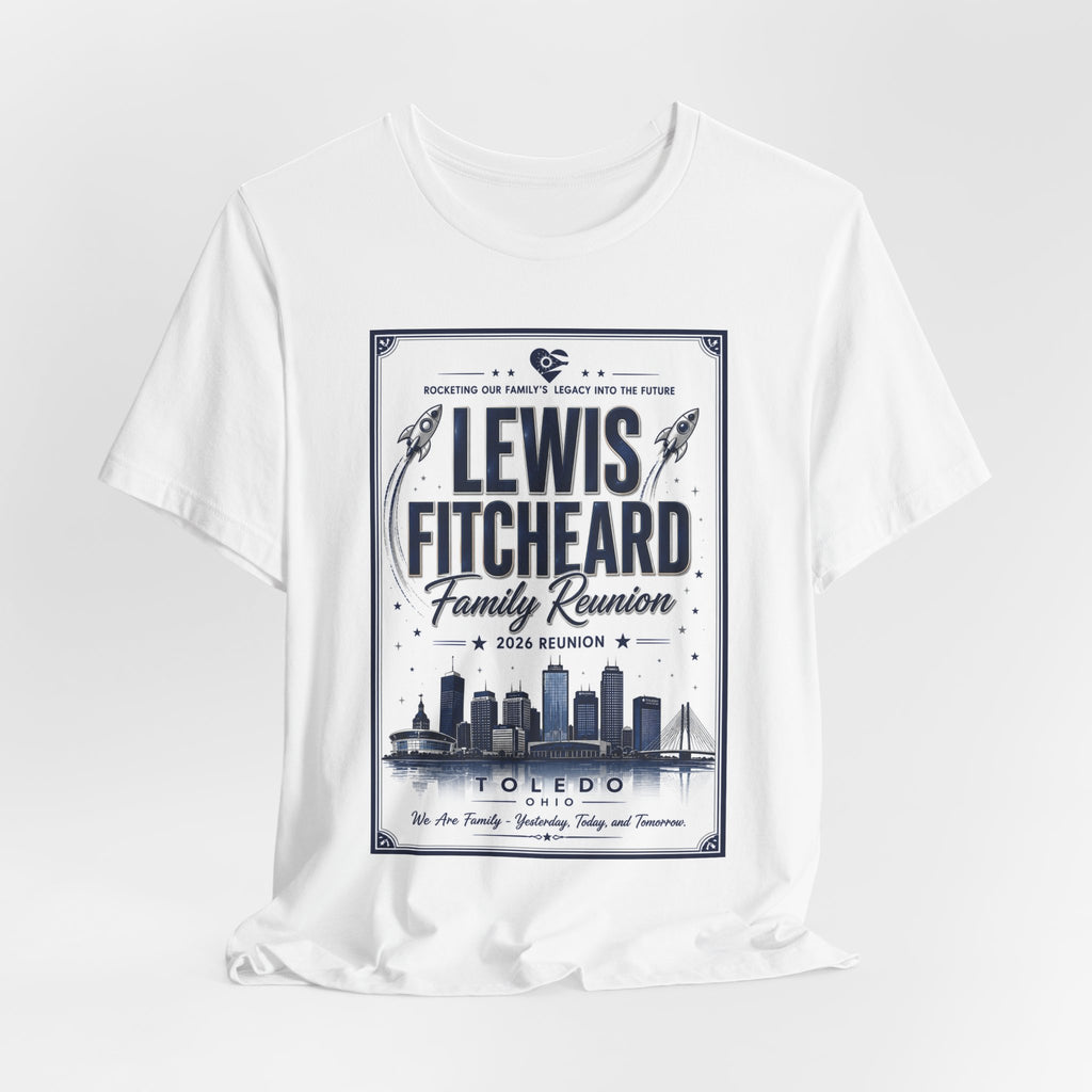 Family Reunion T-Shirt - "Lewis Fitcheard" Toledo 2024 Vintage Skyline Design