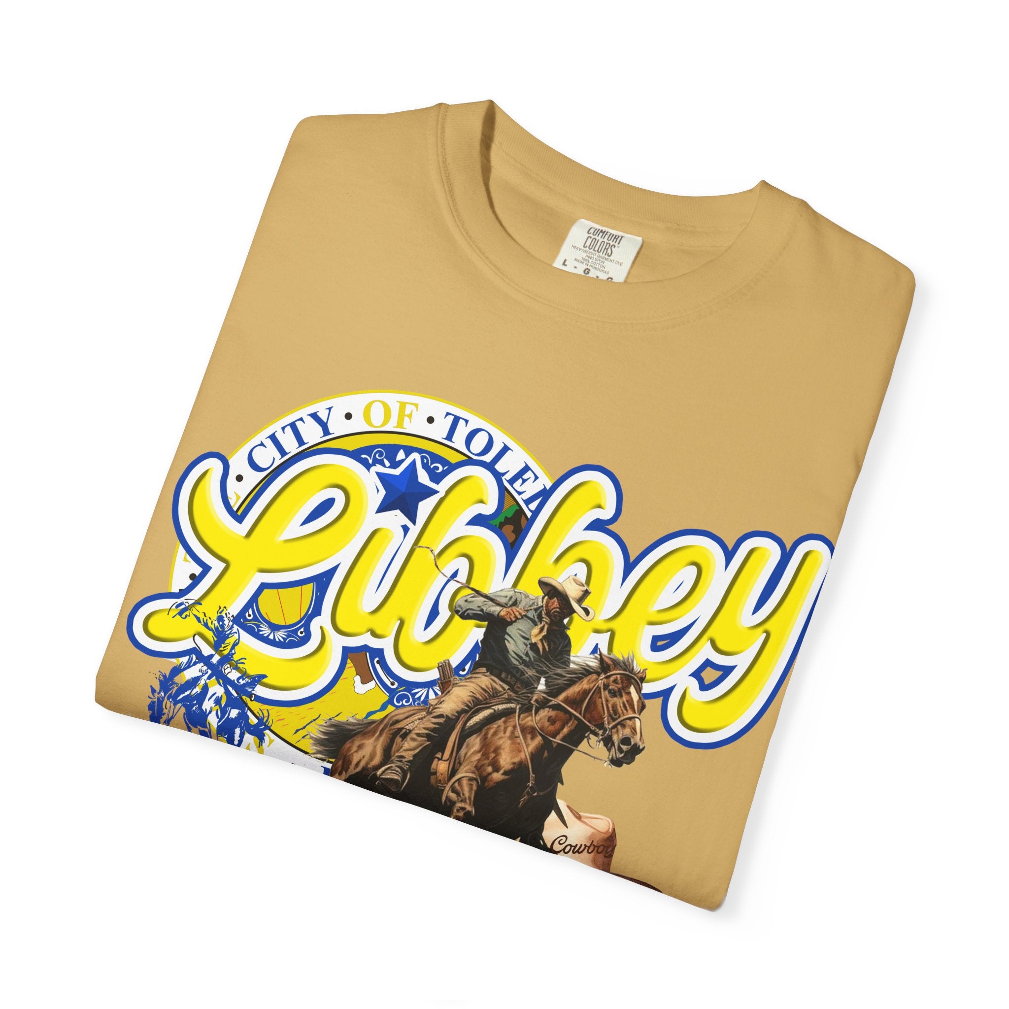 Libbey Western Throwback T-Shirt — Cowboy Horse Roping Graphic Tee