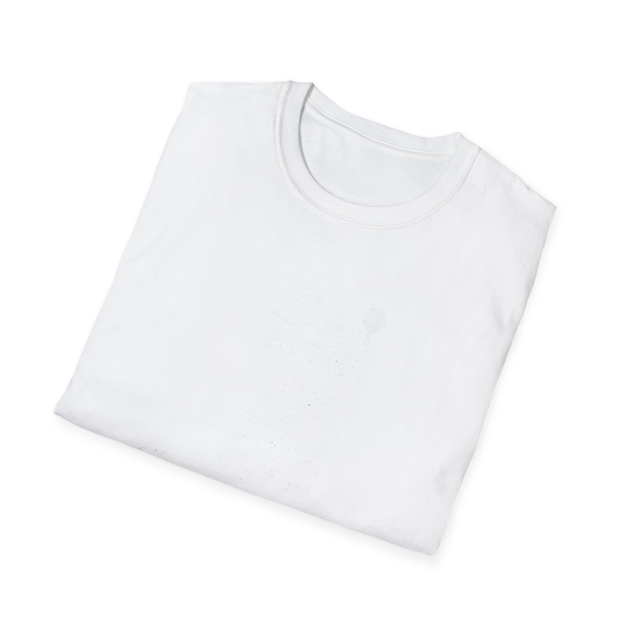 Faith Typography religious descriptive tee, Faith based