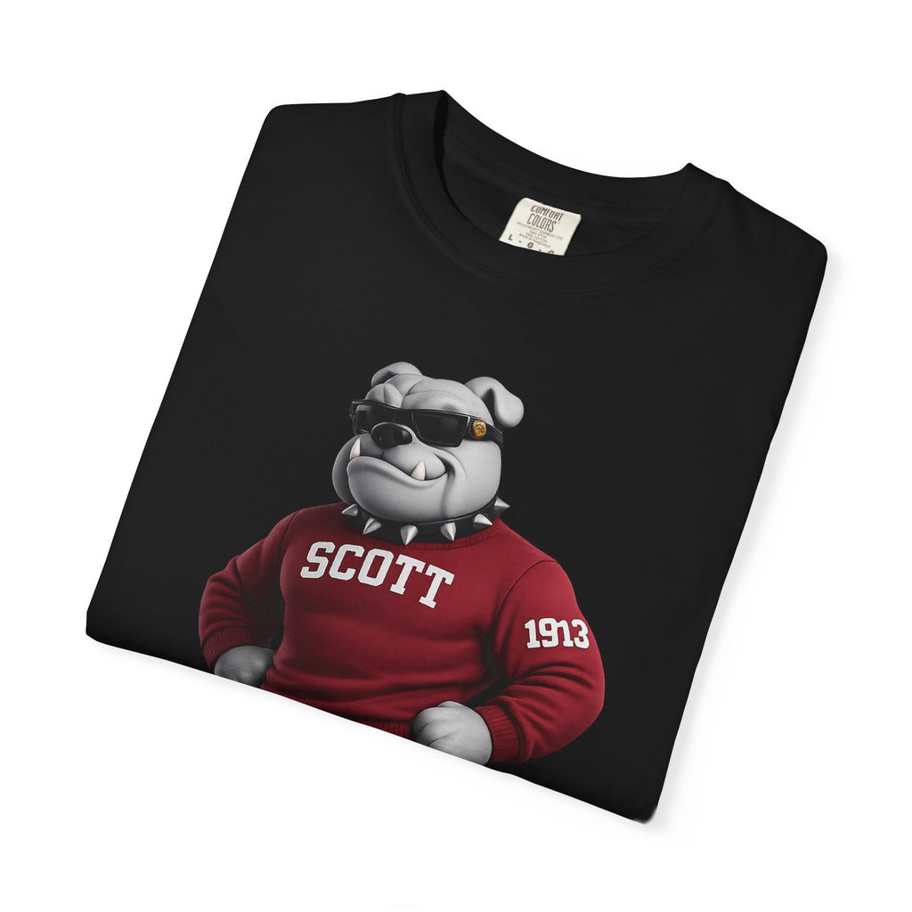 Bulldogs Mascot T-Shirt — 'Scott' Vintage Team Tee