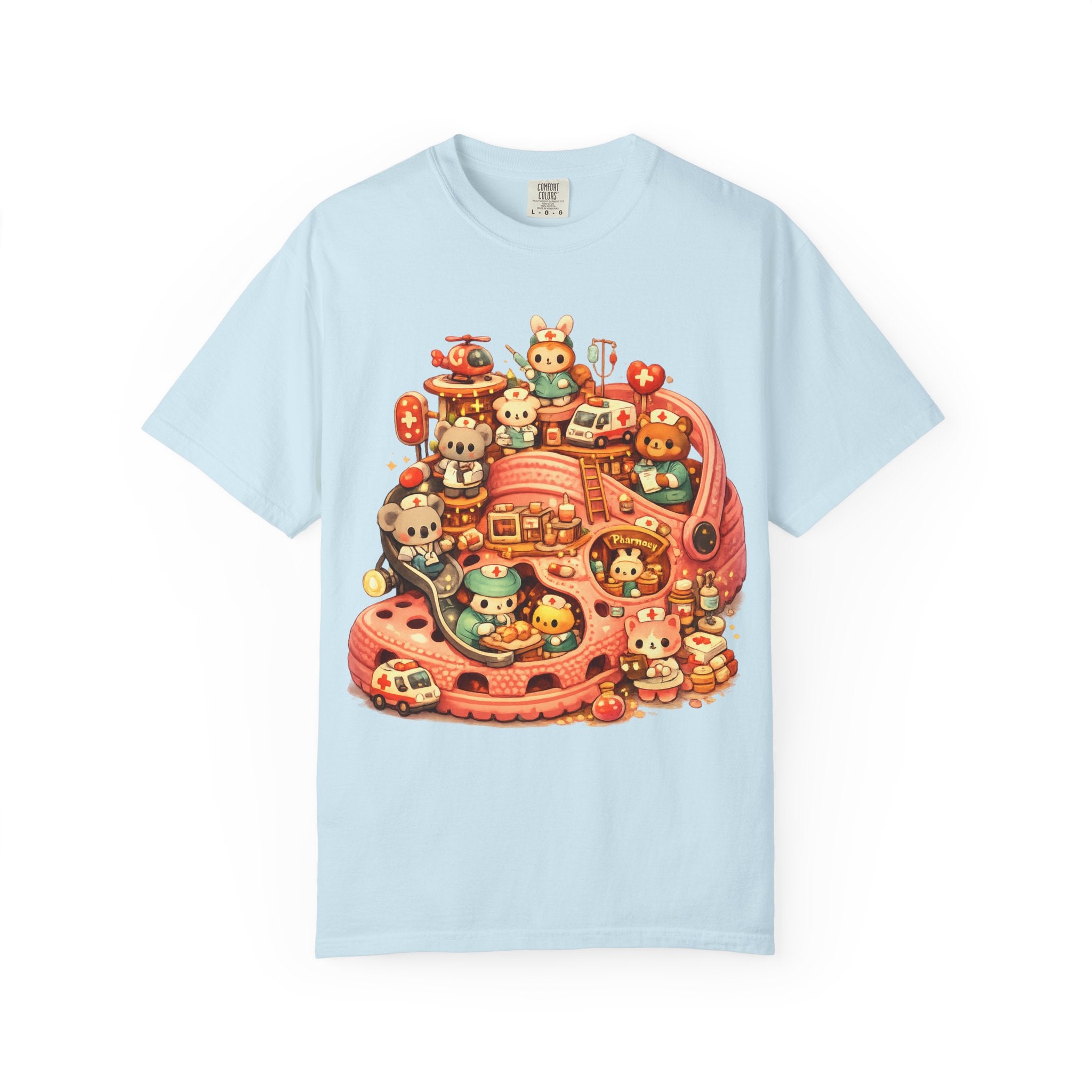 Cute Animal Sneaker Tee — Kawaii Shoe Crew Graphic T-Shirt
