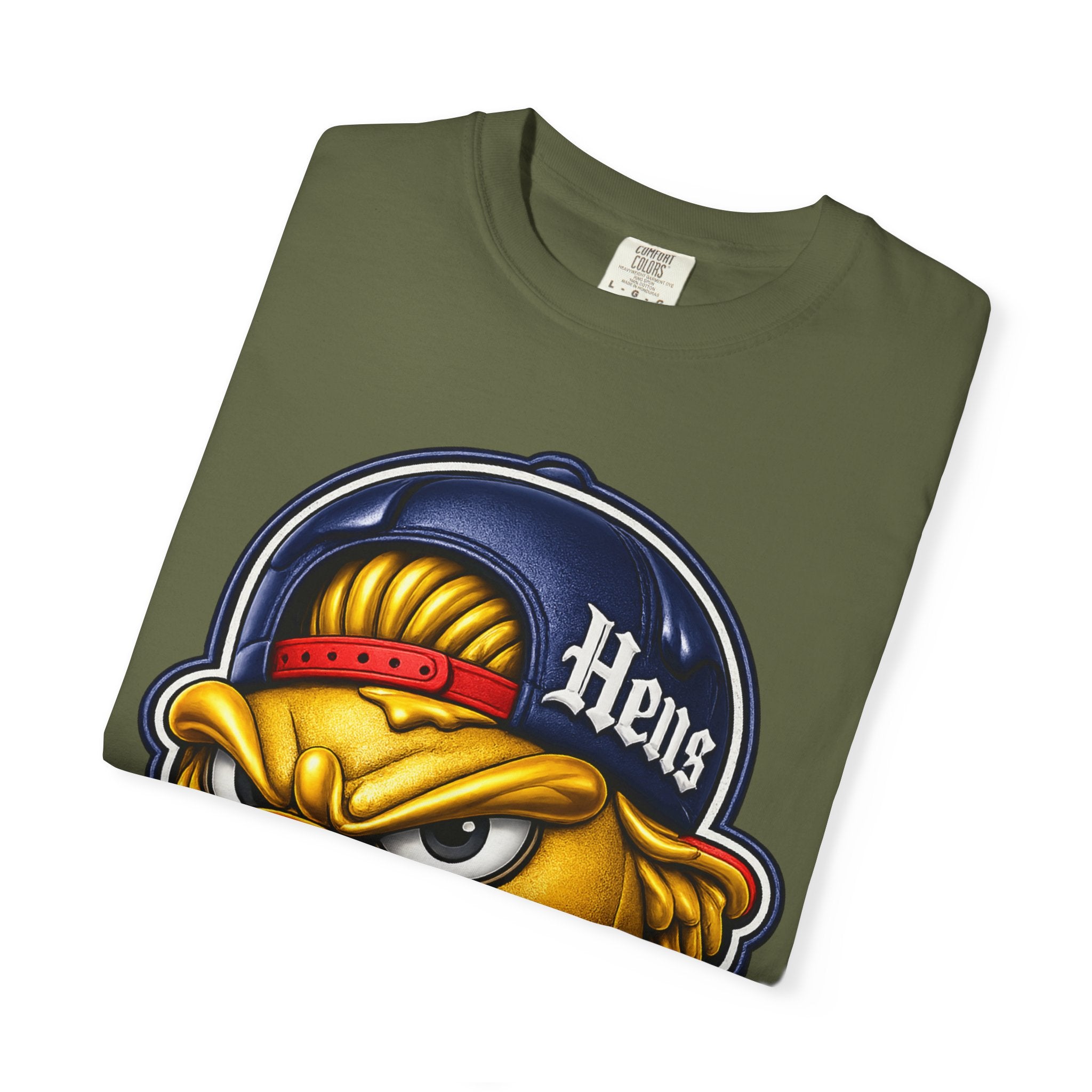 Hens Stadium Graphic T-Shirt — Streetwear Skate Tee with 'Hens' Logo