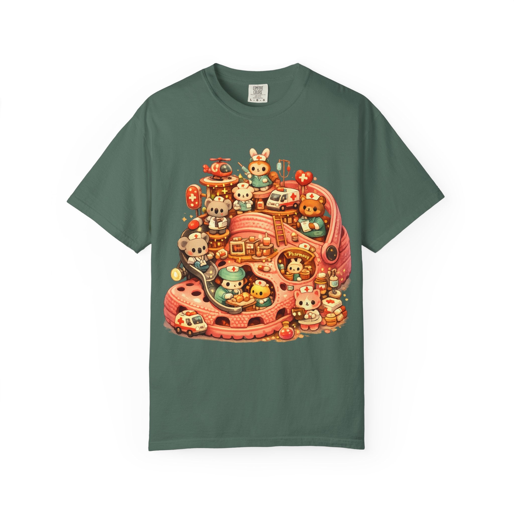 Cute Animal Sneaker Tee — Kawaii Shoe Crew Graphic T-Shirt