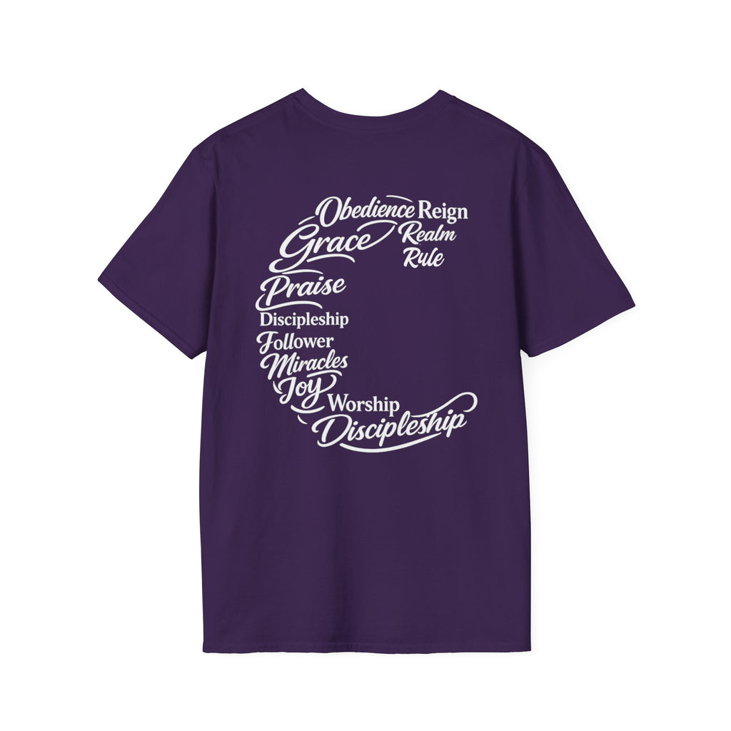 Gospel Typography Tee — Words of Worship