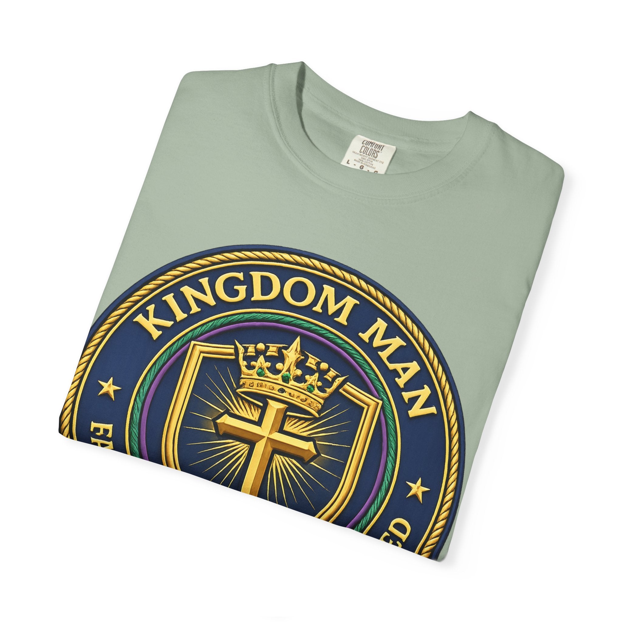 Kingdom Man T-Shirt — Faithful • Obedient • Blessed Christian Tee