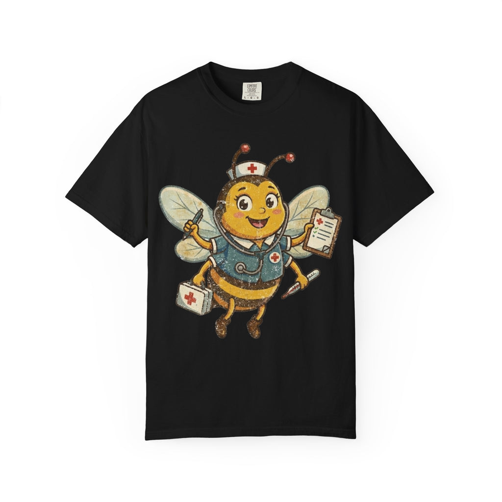 Nurse Bee T-Shirt — Cute Medical Bee Graphic Tee for Nurses & Healthcare Heroes