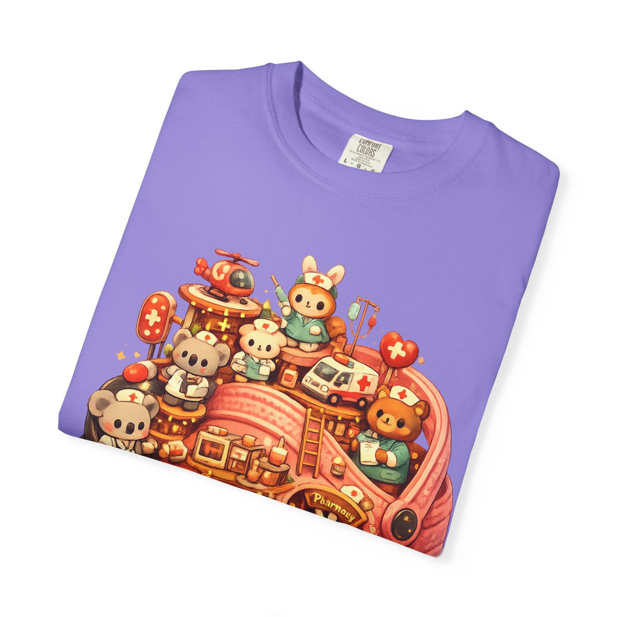 Cute Animal Sneaker Tee — Kawaii Shoe Crew Graphic T-Shirt