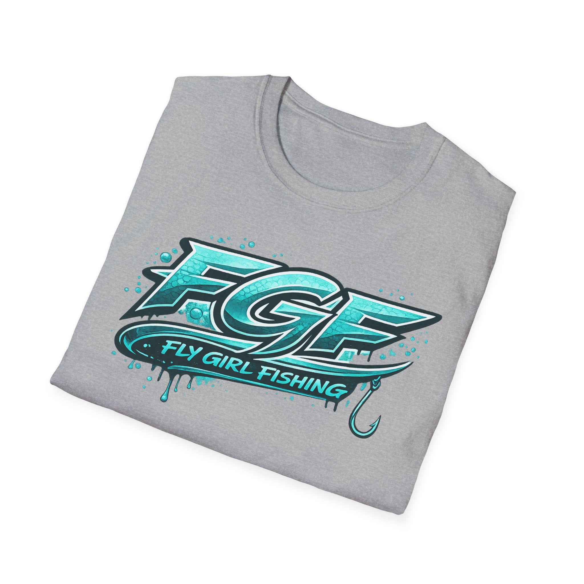 Fly Girl Fishing Graphic T‑Shirt — FGF Logo Tee for Women & Anglers