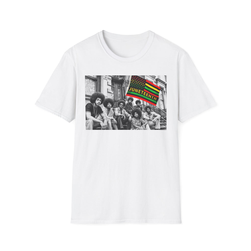 Juneteenth Celebration T-Shirt — Vintage Black History Flag Design