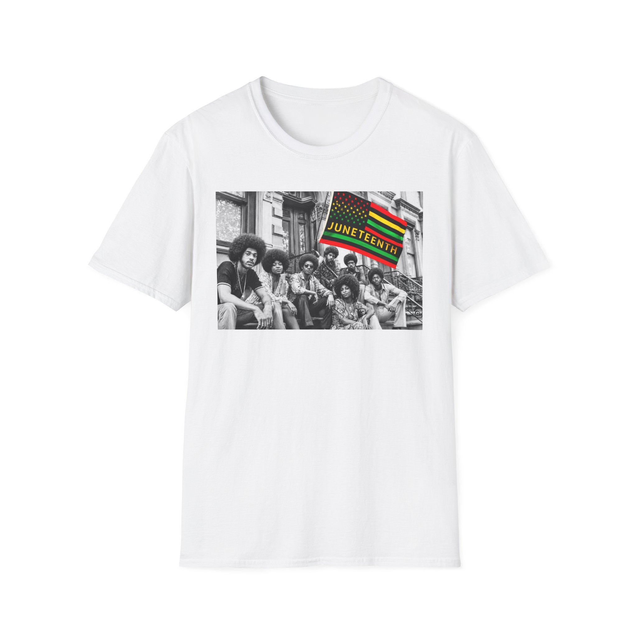 Juneteenth Celebration T-Shirt — Vintage Black History Flag Design