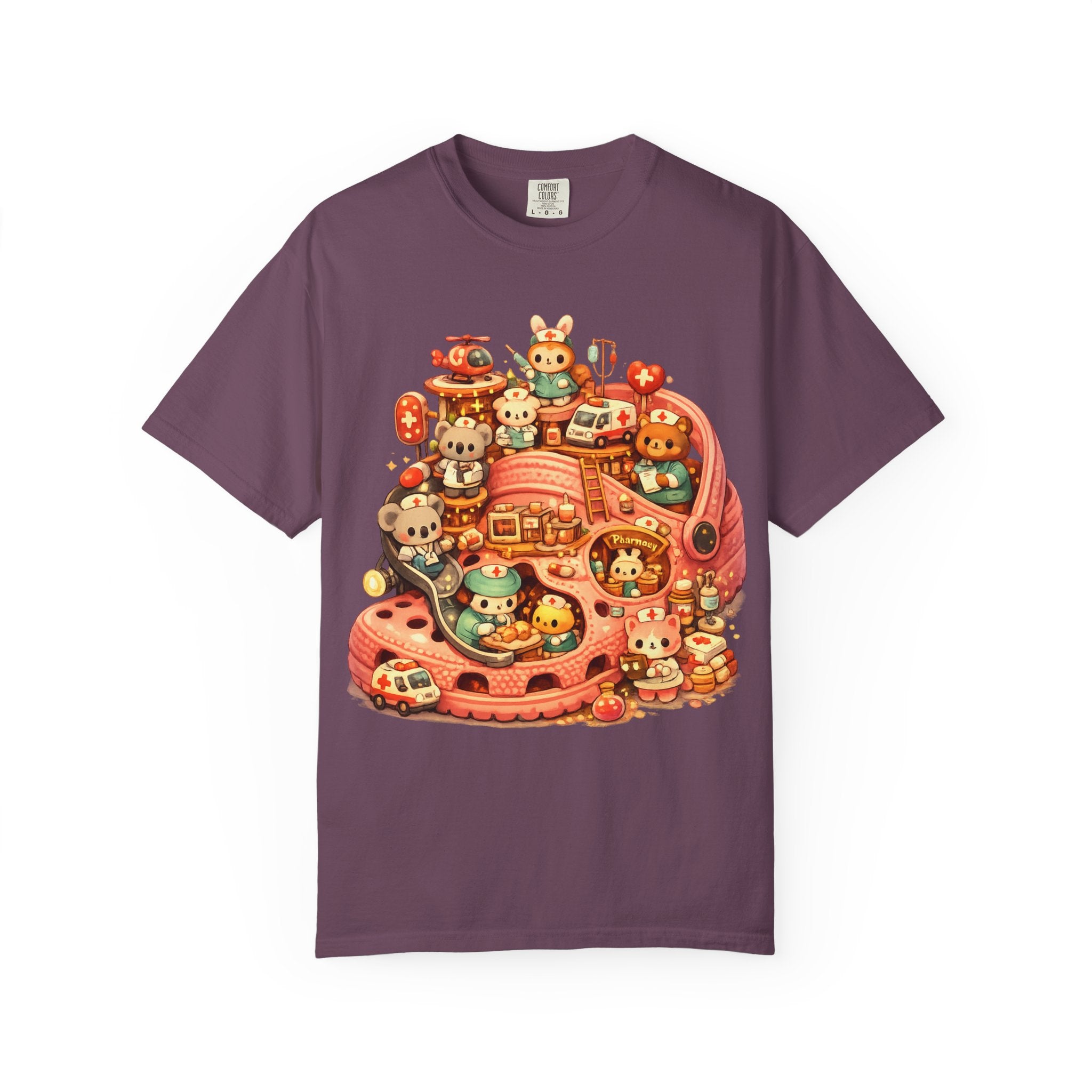 Cute Animal Sneaker Tee — Kawaii Shoe Crew Graphic T-Shirt