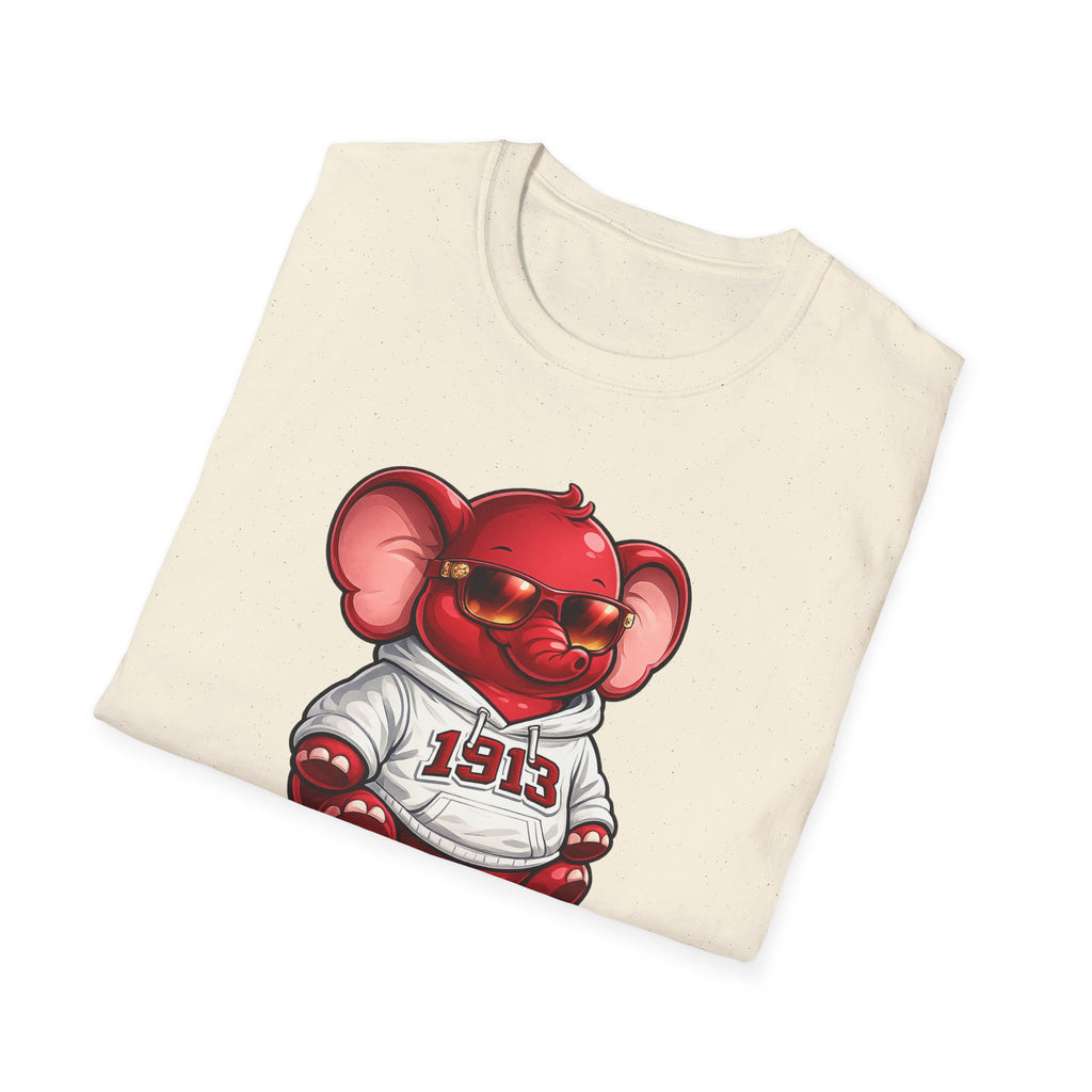 Elephant Mascot Tee — 1913 Red Elephant Graphic T-Shirt