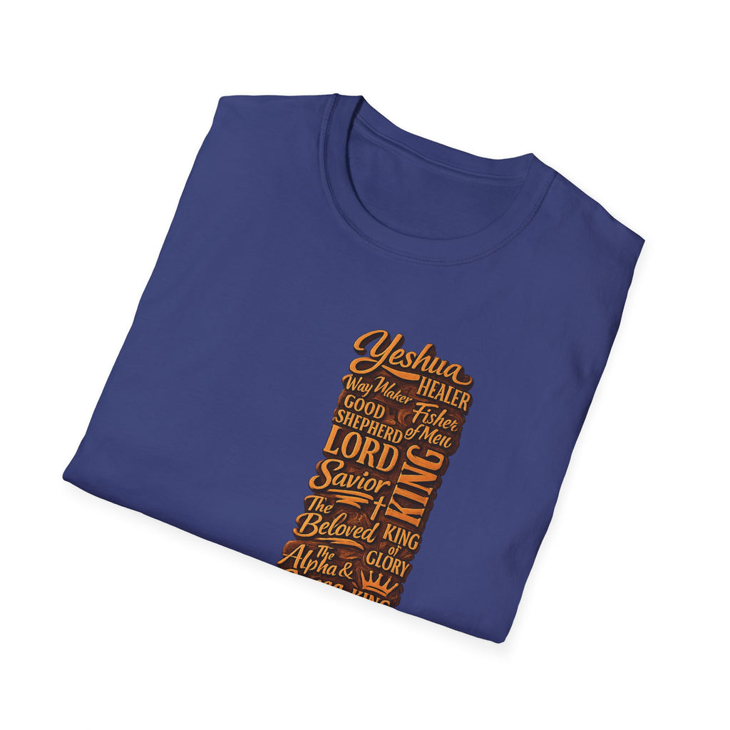 Christian Faith T-Shirt — 'Lord Savior King' Typography Design