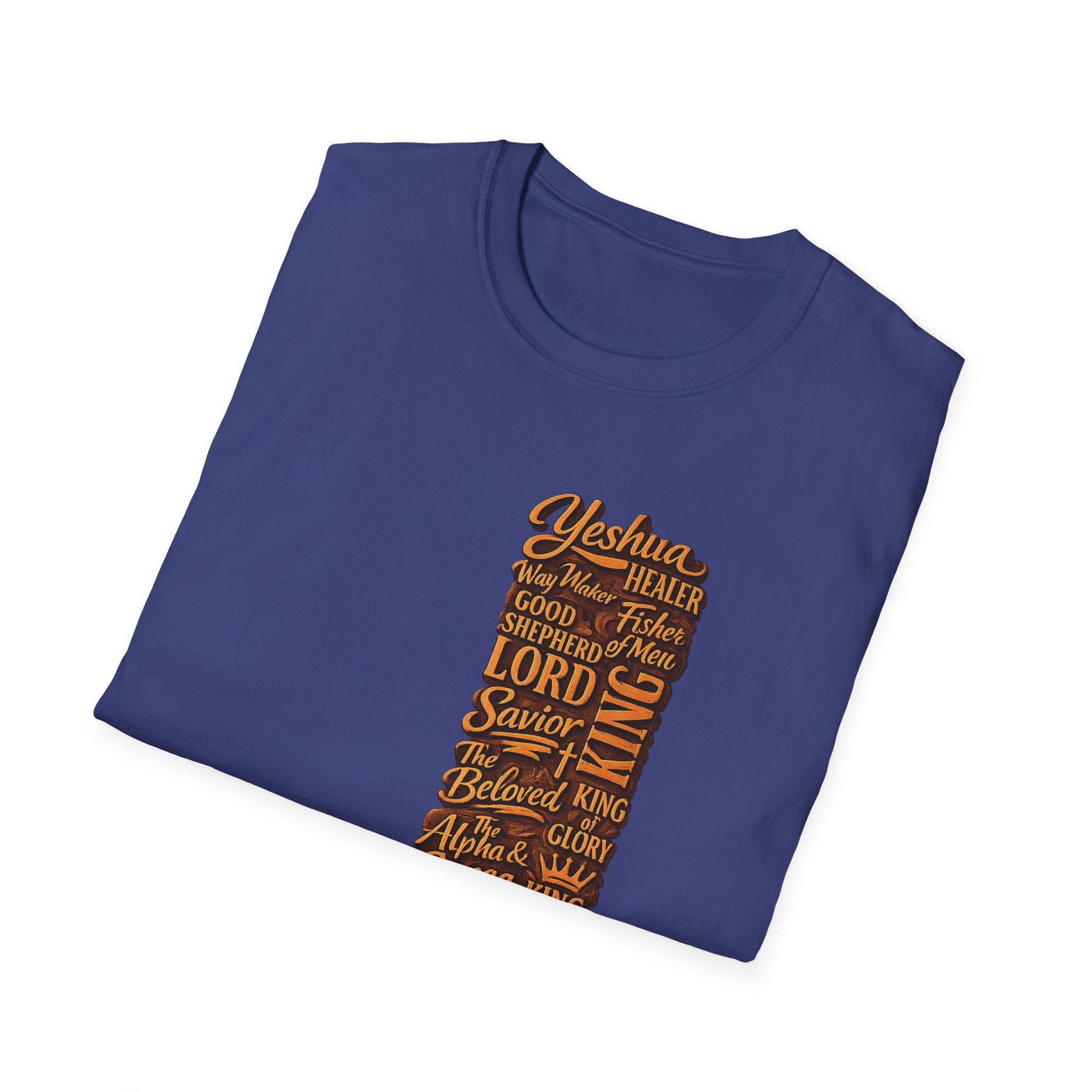 Christian Faith T-Shirt — 'Lord Savior King' Typography Design