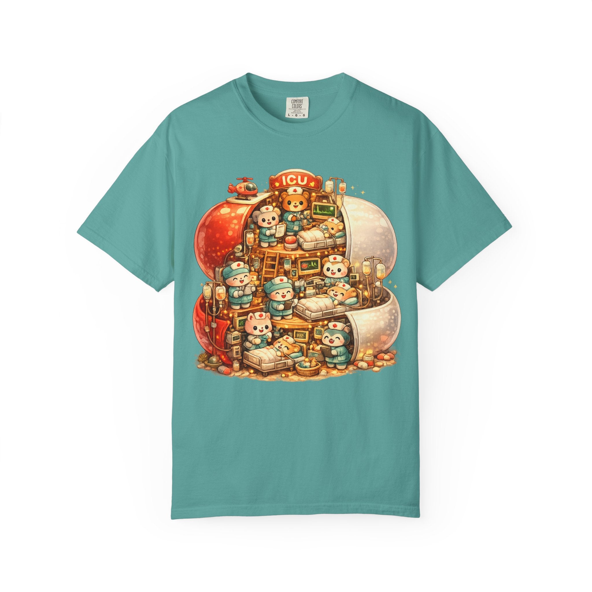 T-Shirt — Kawaii Capsule Hospital Illustration (ICU)