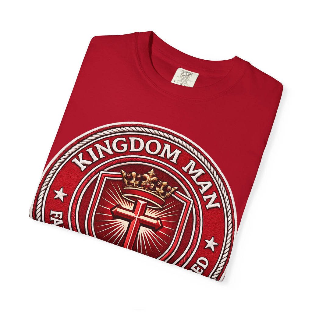 Kingdom Man T-Shirt — Faithful • Obedient • Blessed Christian Tee