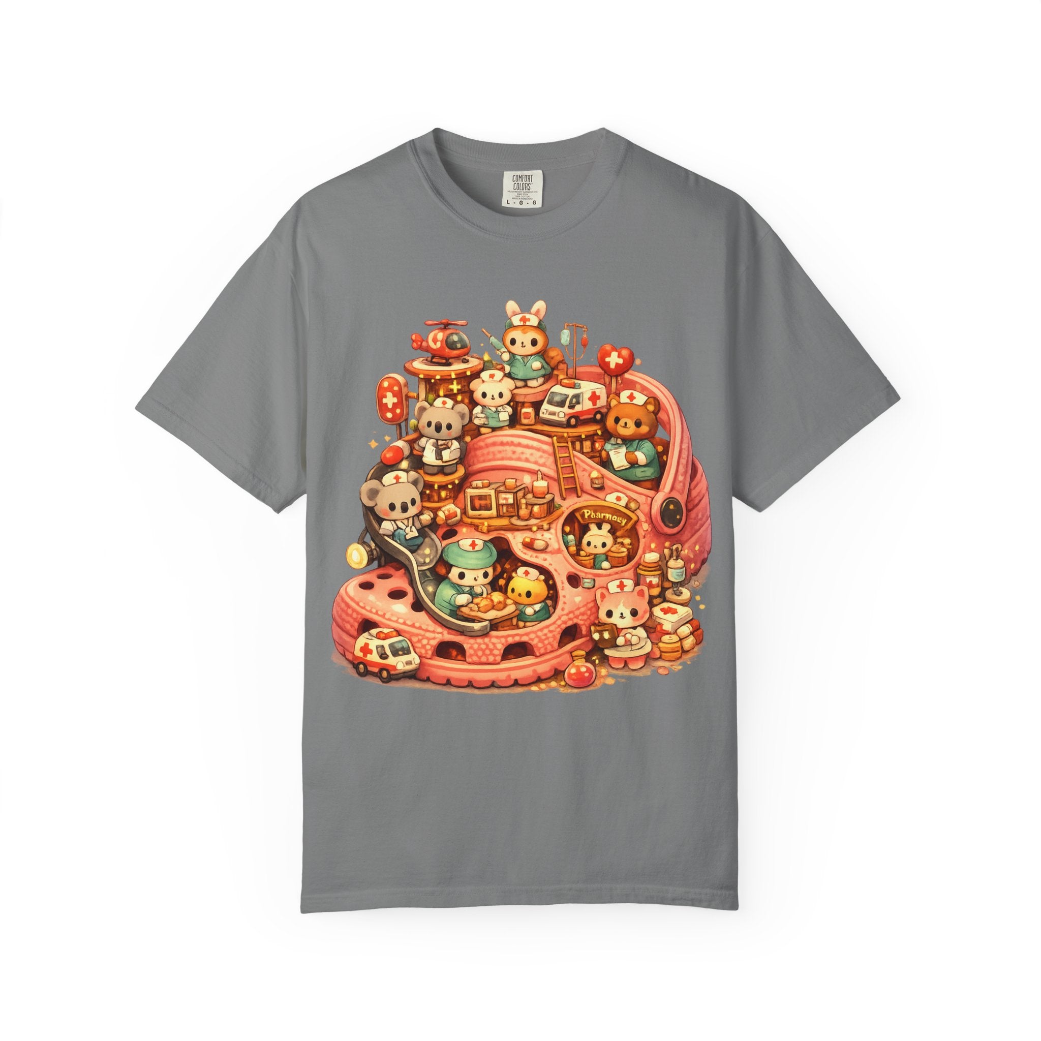 Cute Animal Sneaker Tee — Kawaii Shoe Crew Graphic T-Shirt