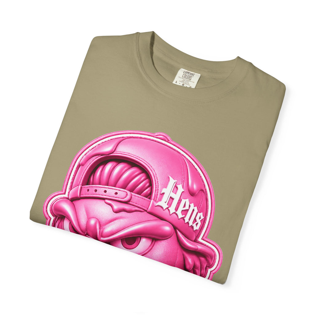 Pink Out Hen Graphic T-Shirt — 'Hens' Urban Mascot Tee