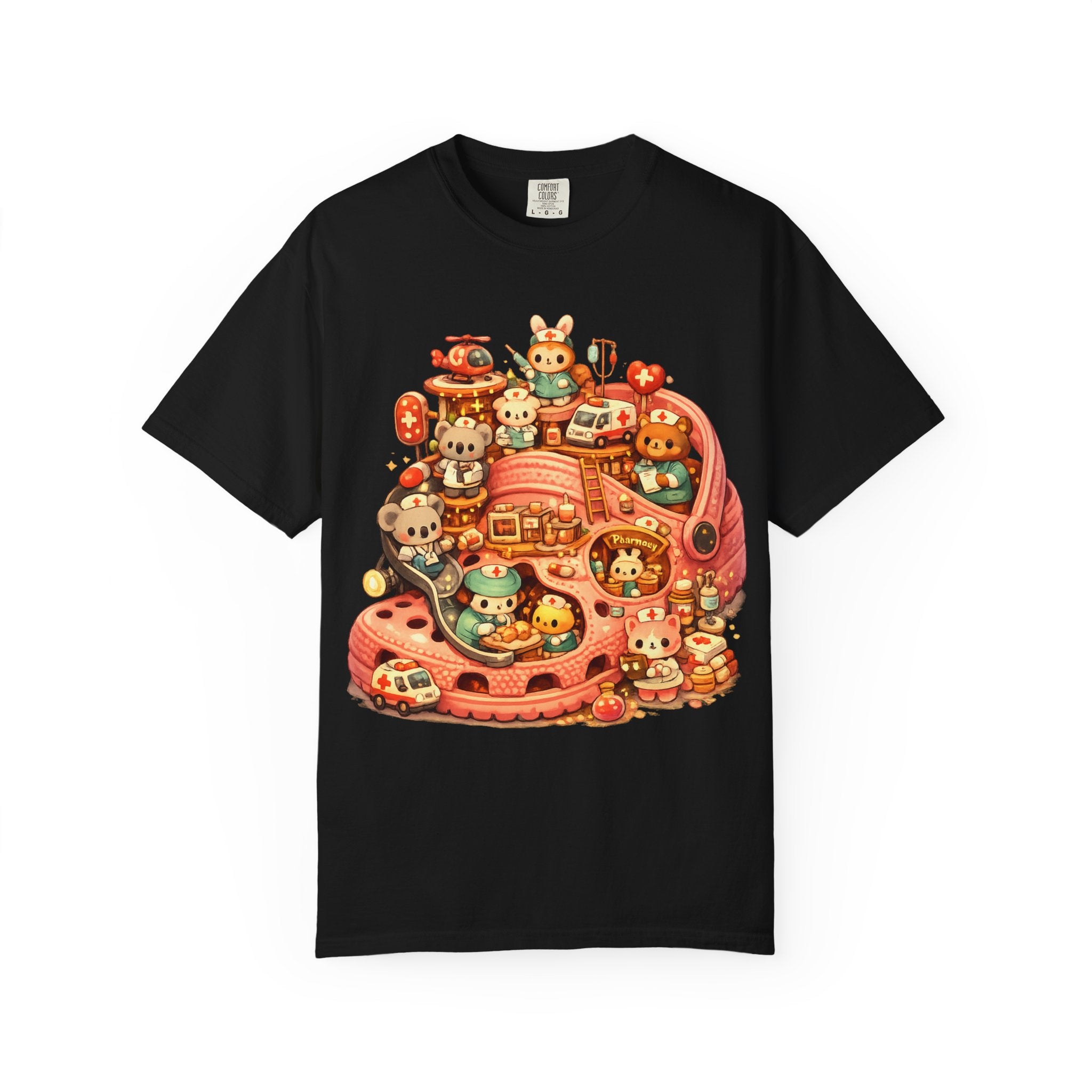 Cute Animal Sneaker Tee — Kawaii Shoe Crew Graphic T-Shirt