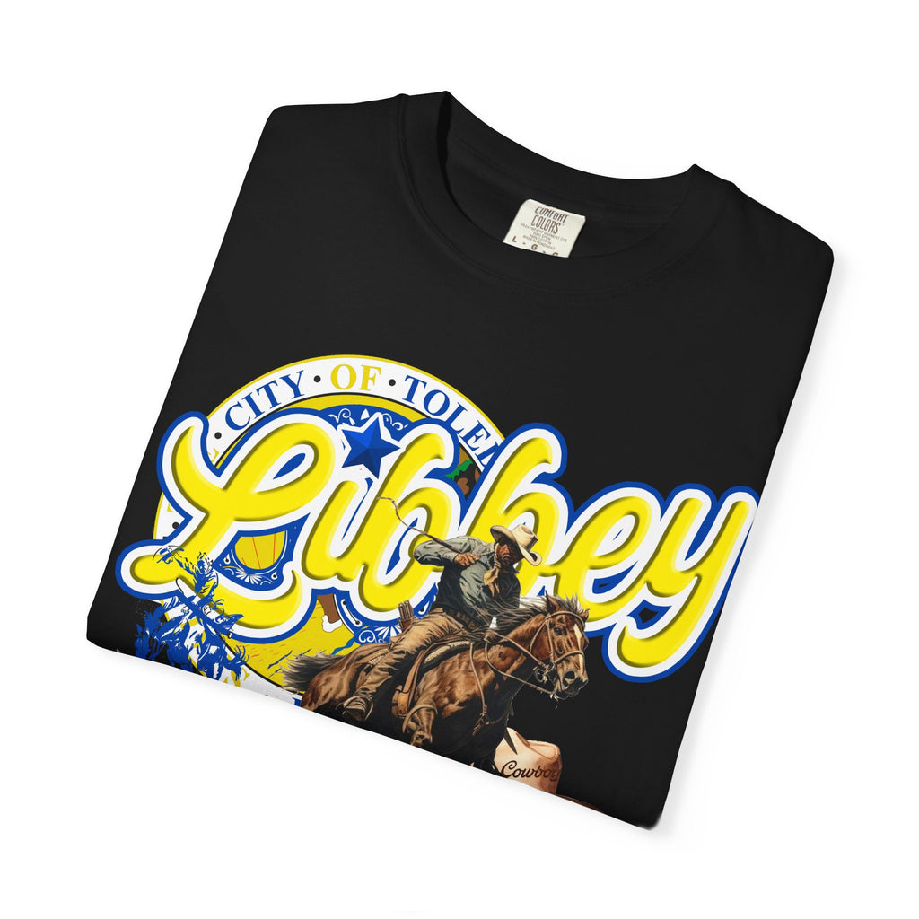 Libbey Western Throwback T-Shirt — Cowboy Horse Roping Graphic Tee