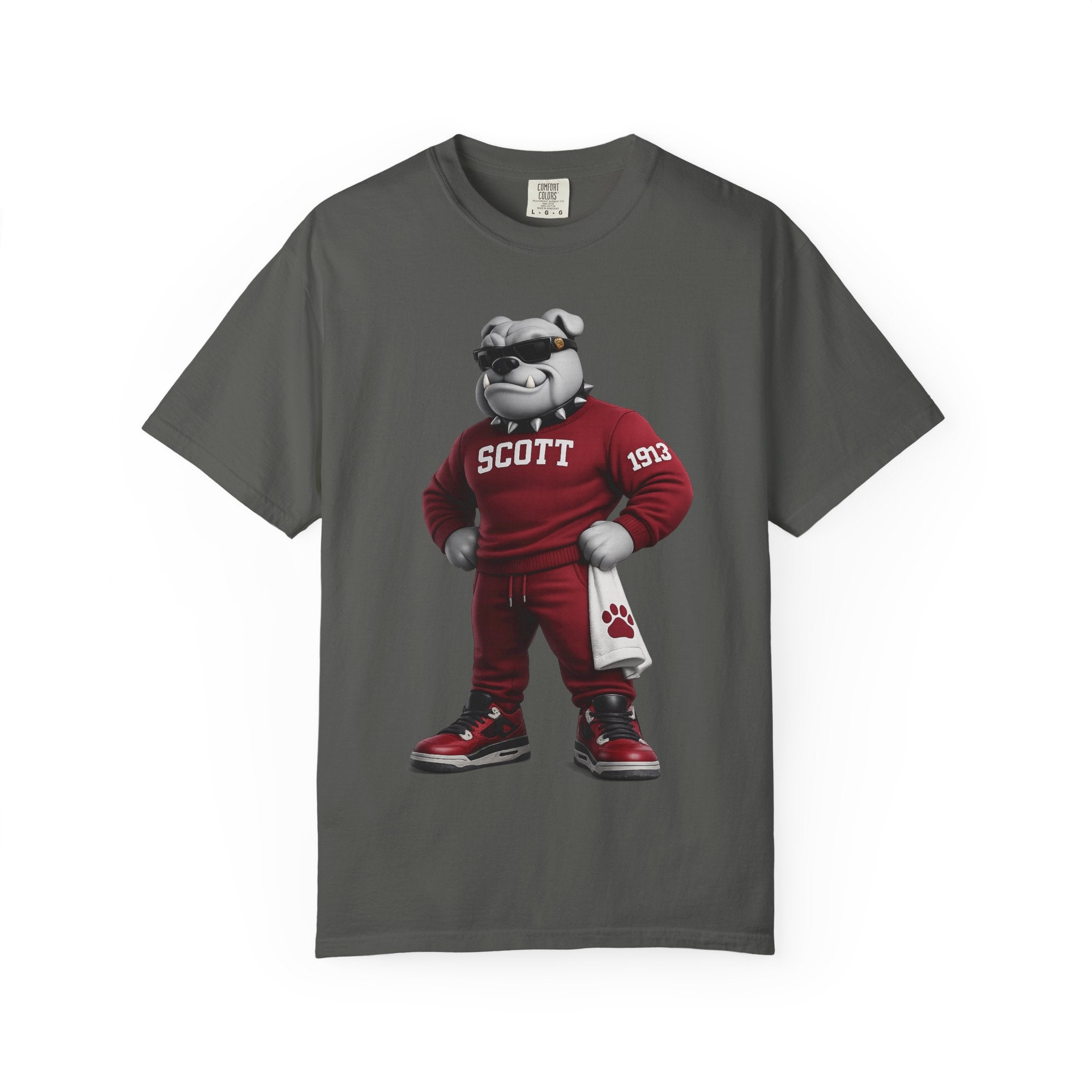 Bulldogs Mascot T-Shirt — 'Scott' Vintage Team Tee