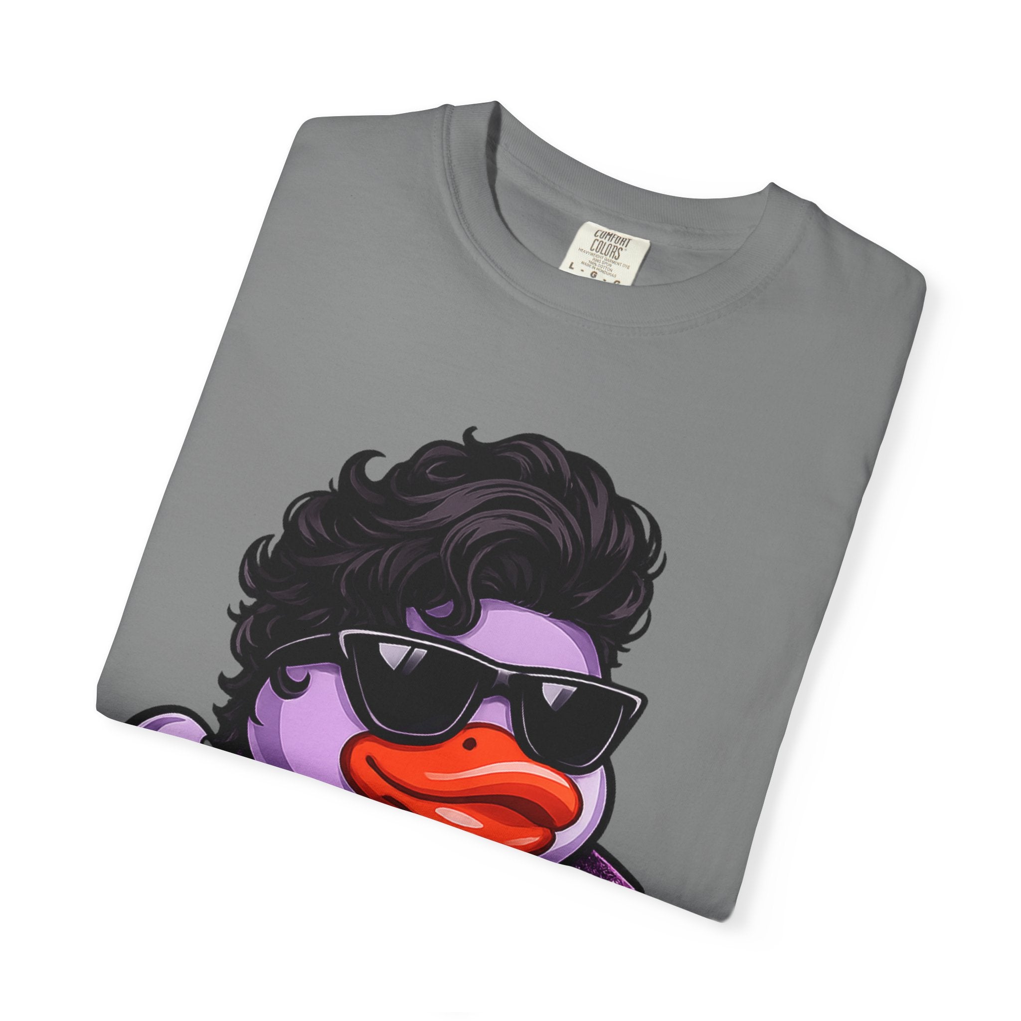 Purple Rock and Soul Rubber Duck graphic T-Shirt