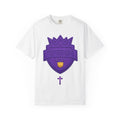 Kingdom Shield T-Shirt — Purple Crest Cross Graphic Tee