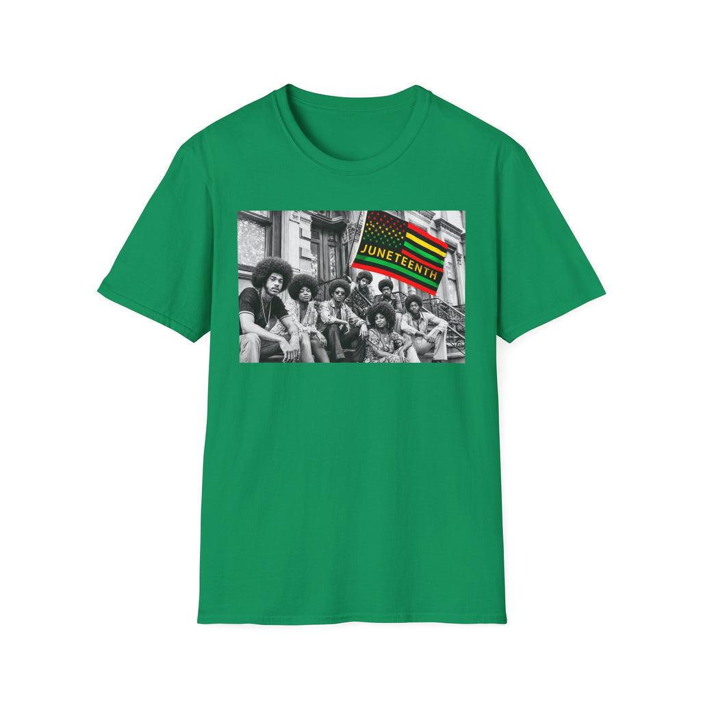 Juneteenth Celebration T-Shirt — Vintage Black History Flag Design